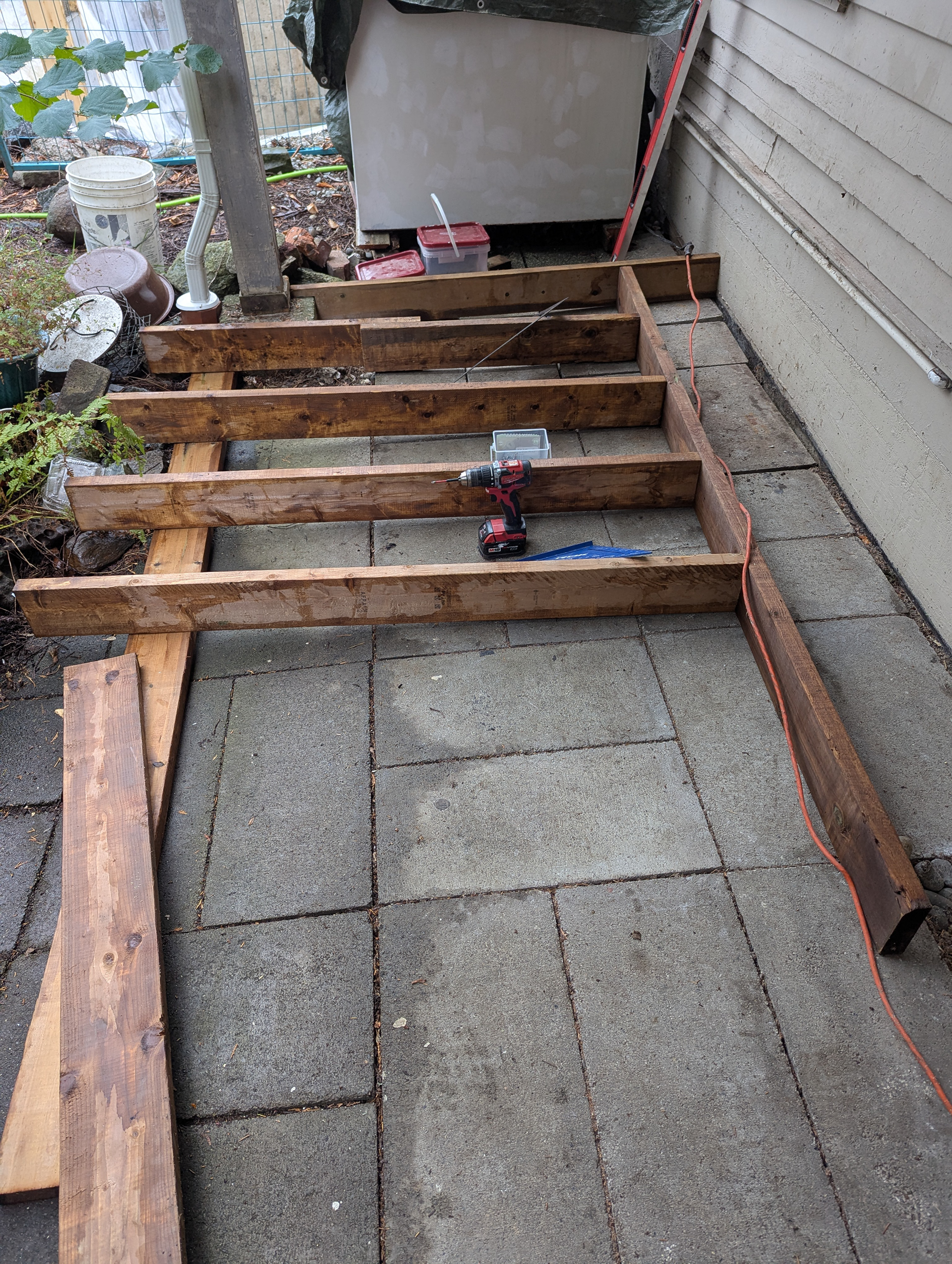 I had to begin with deck stringers.