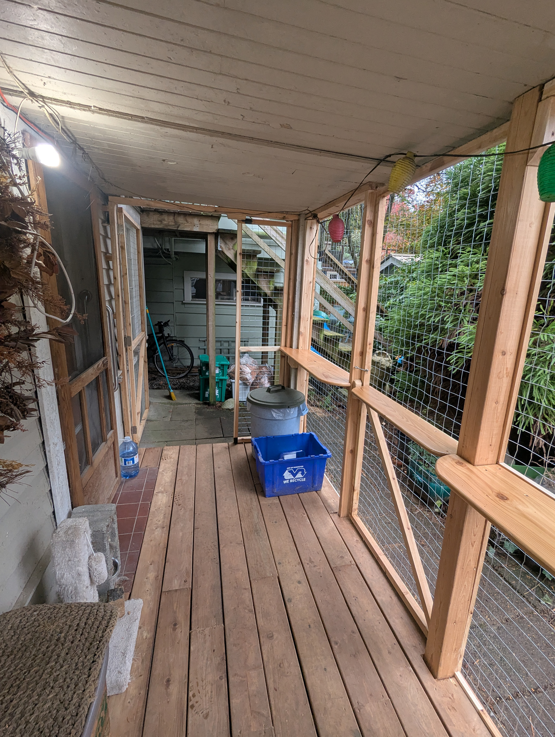 My favourite kind of catio is one that improves things for both cats and humans.