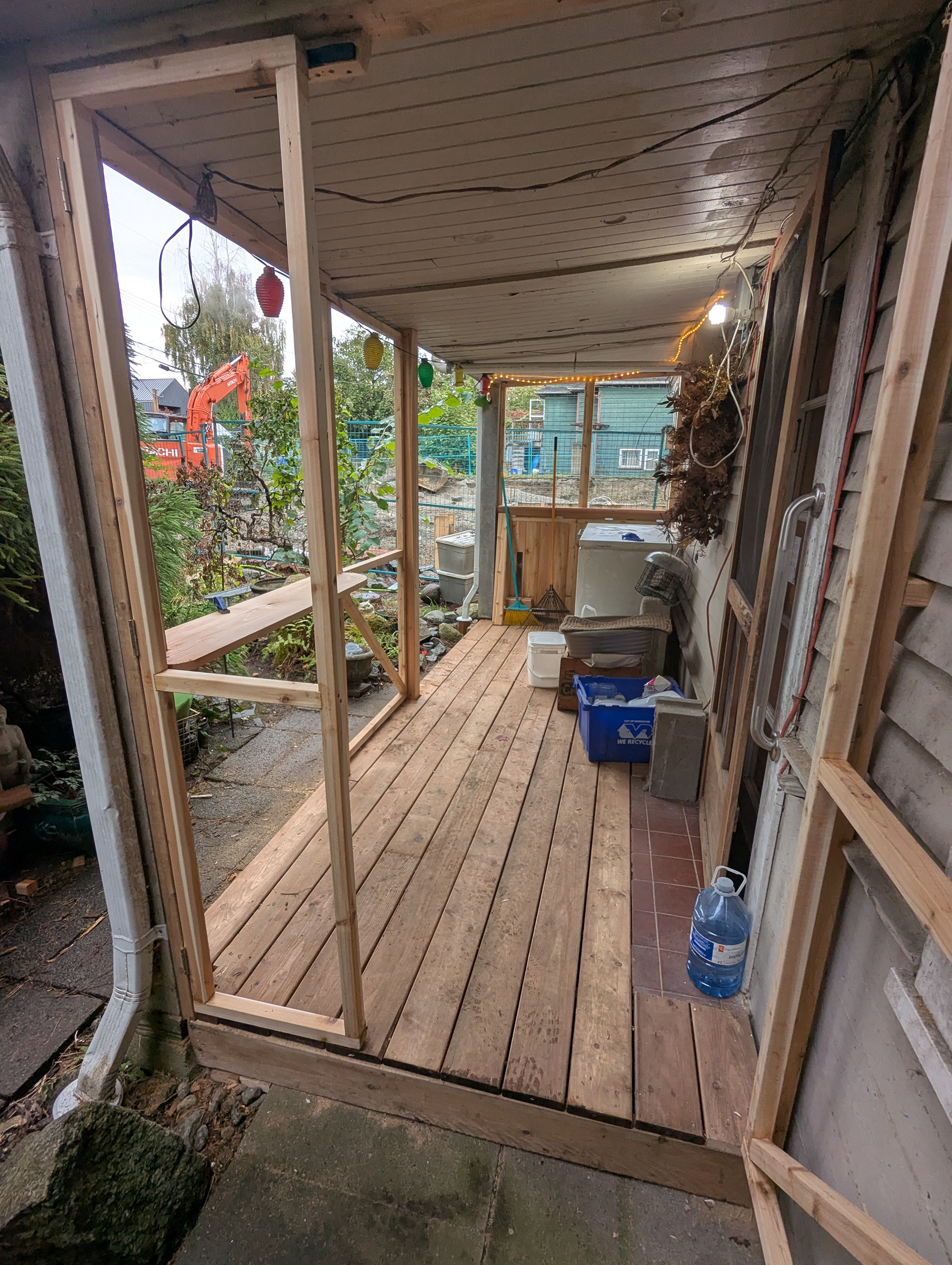 Framing and doors. 