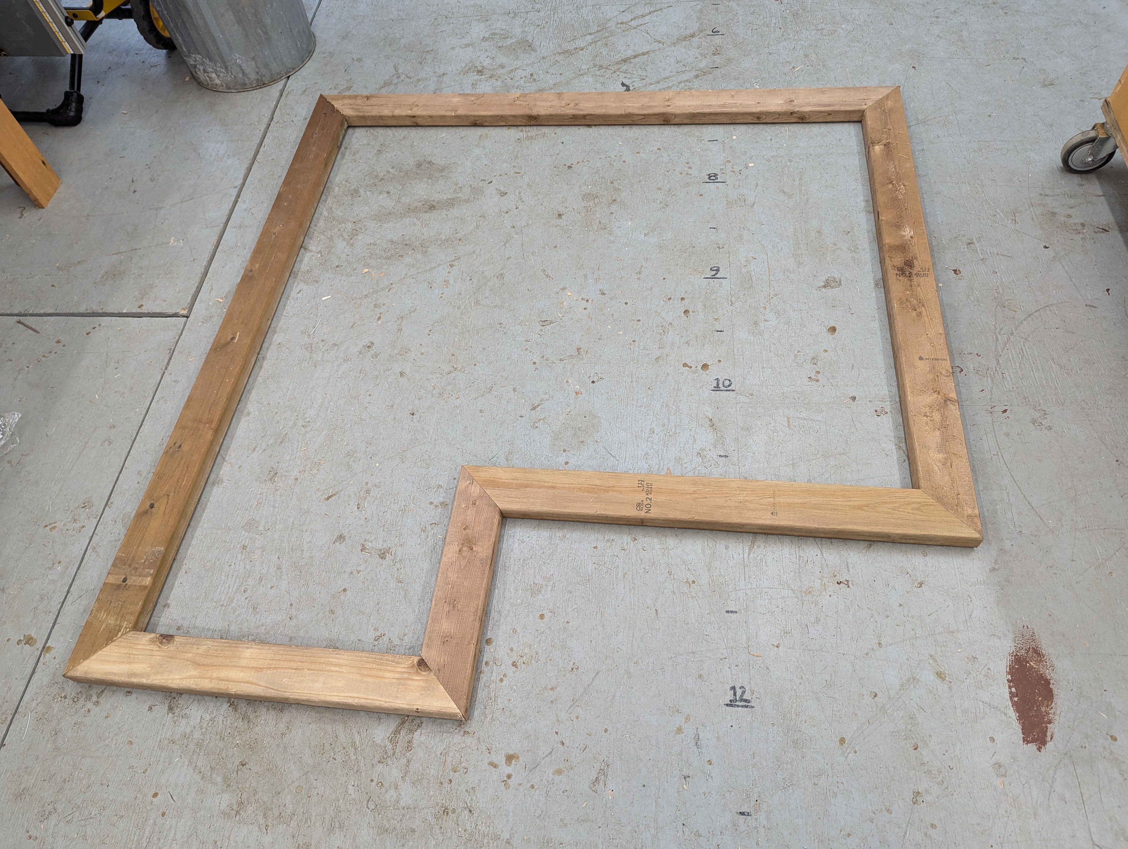 Begin with careful measurement, and establish the footprint.