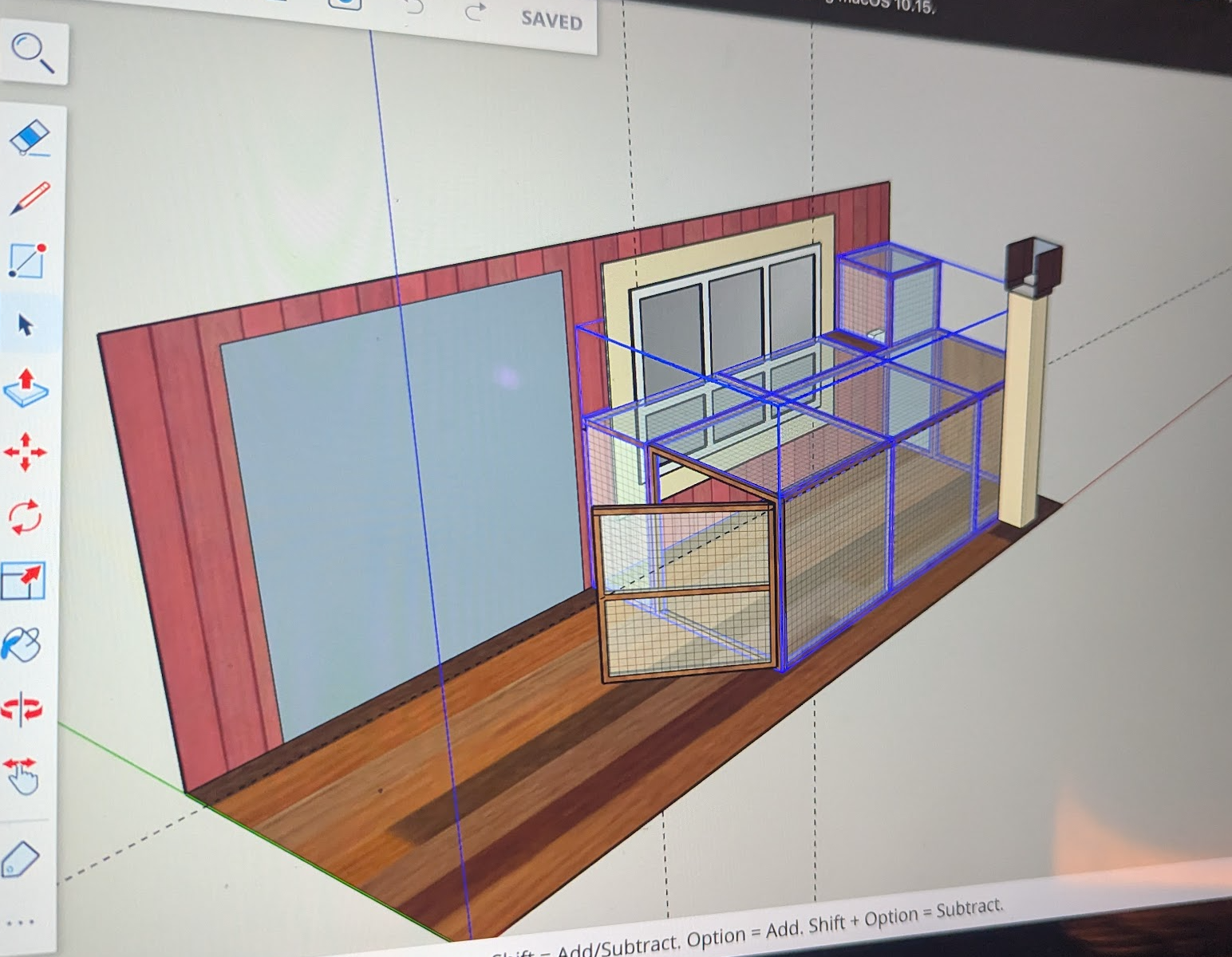 I have been moving much more toward front-end planning. It really helps when the catio site is far away. I can ask the client to take a measurement I forgot to take, and be very sure we're on the same page.