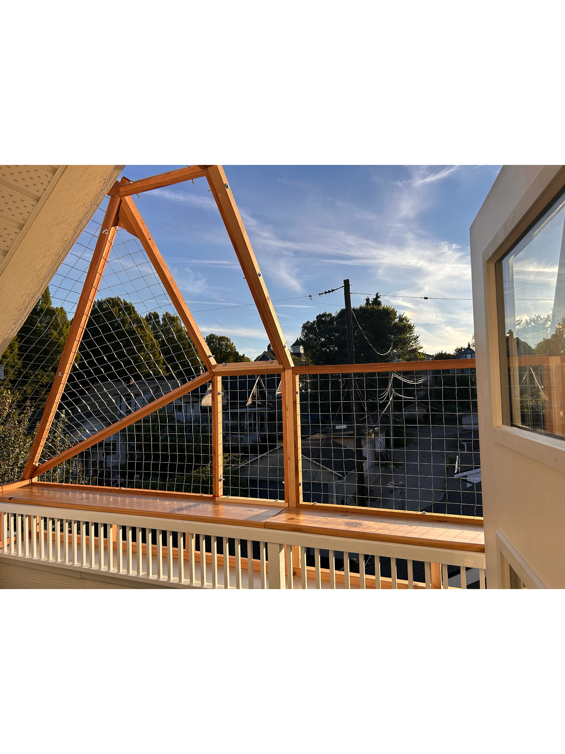 Lovely golden hour shots. Please note that the roof isn't complete at this point. 