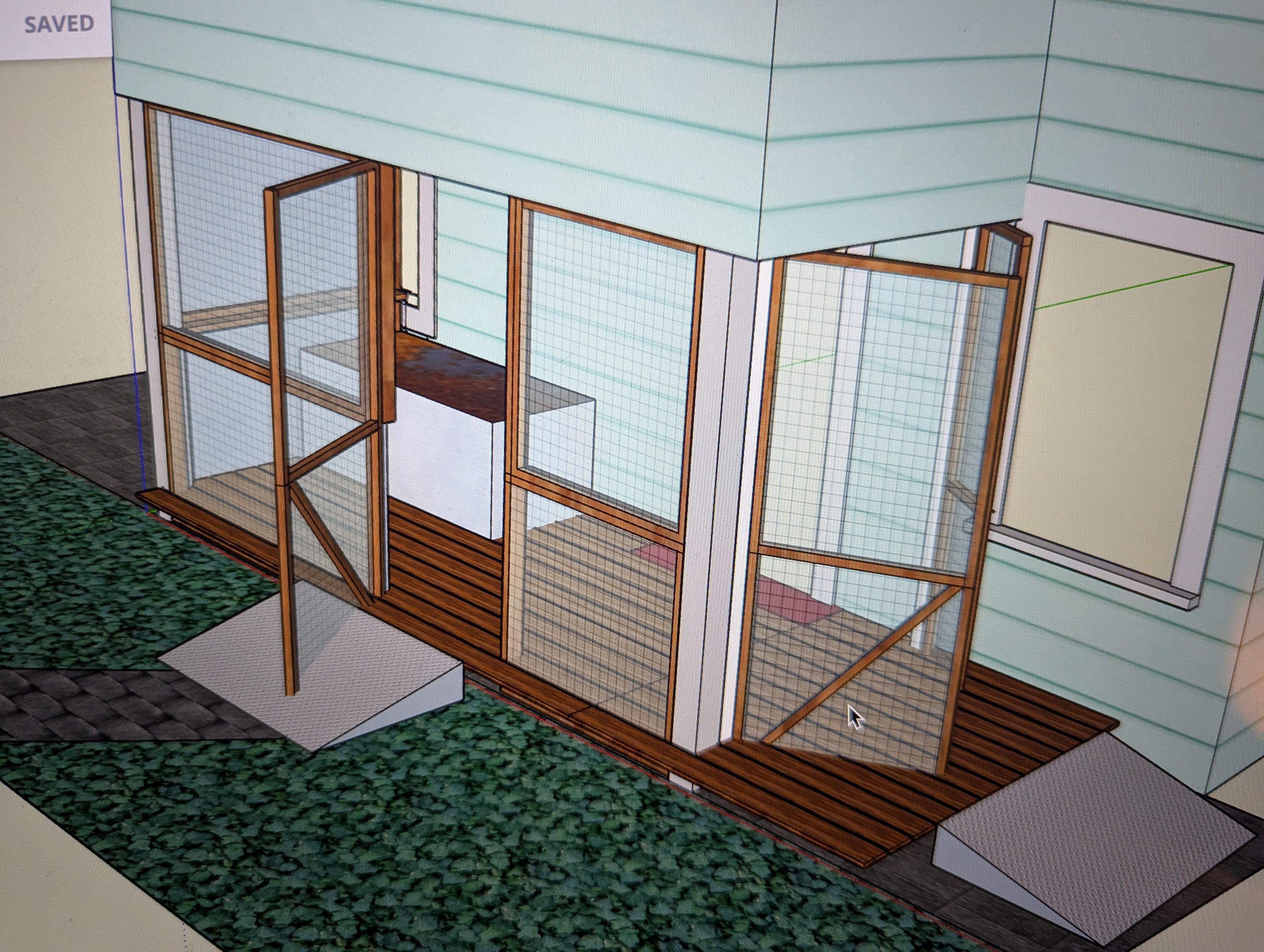 Lots of doors requires careful planning!