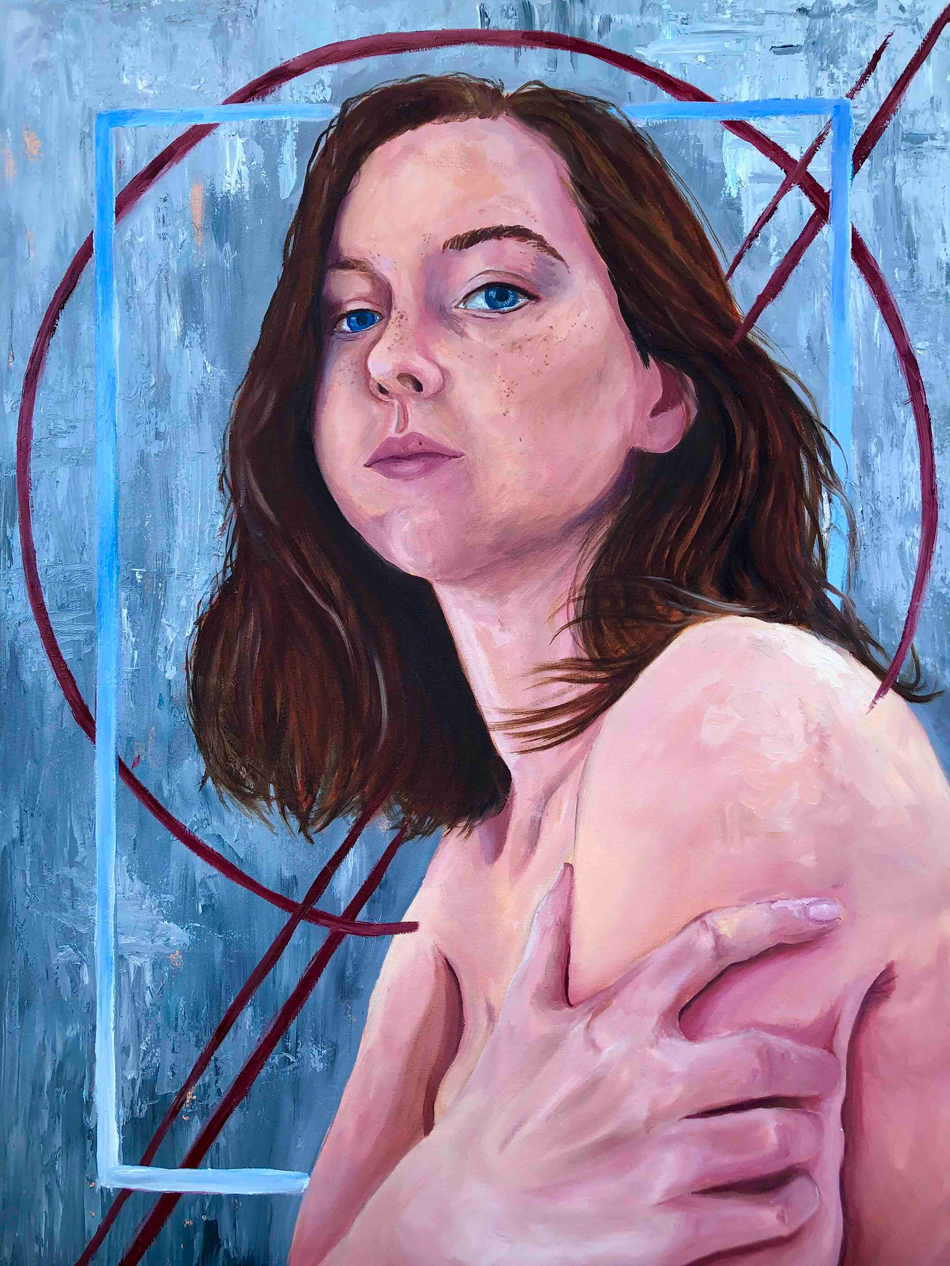 Growth, huile sur toile, 2019.