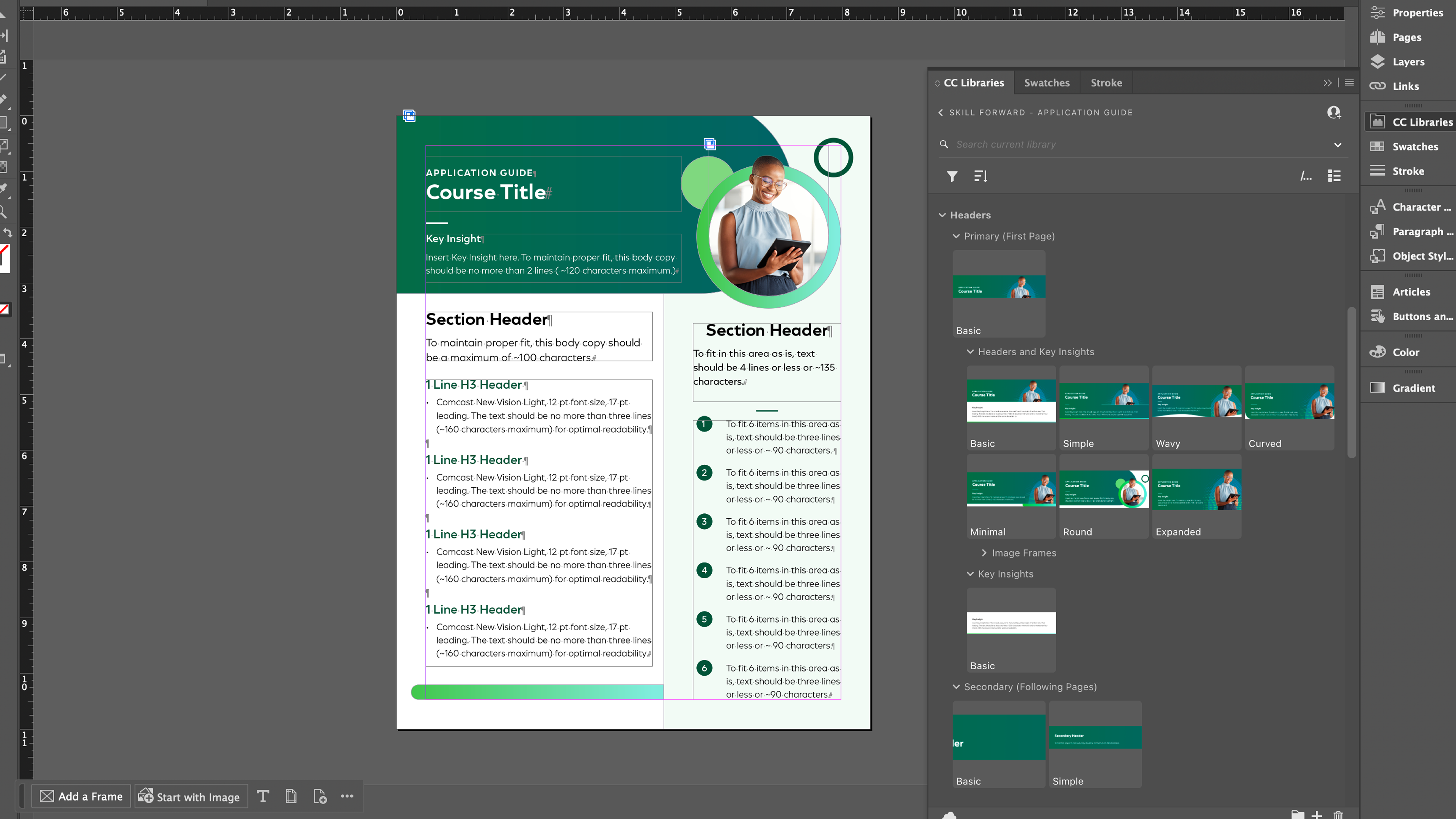 View in InDesign
