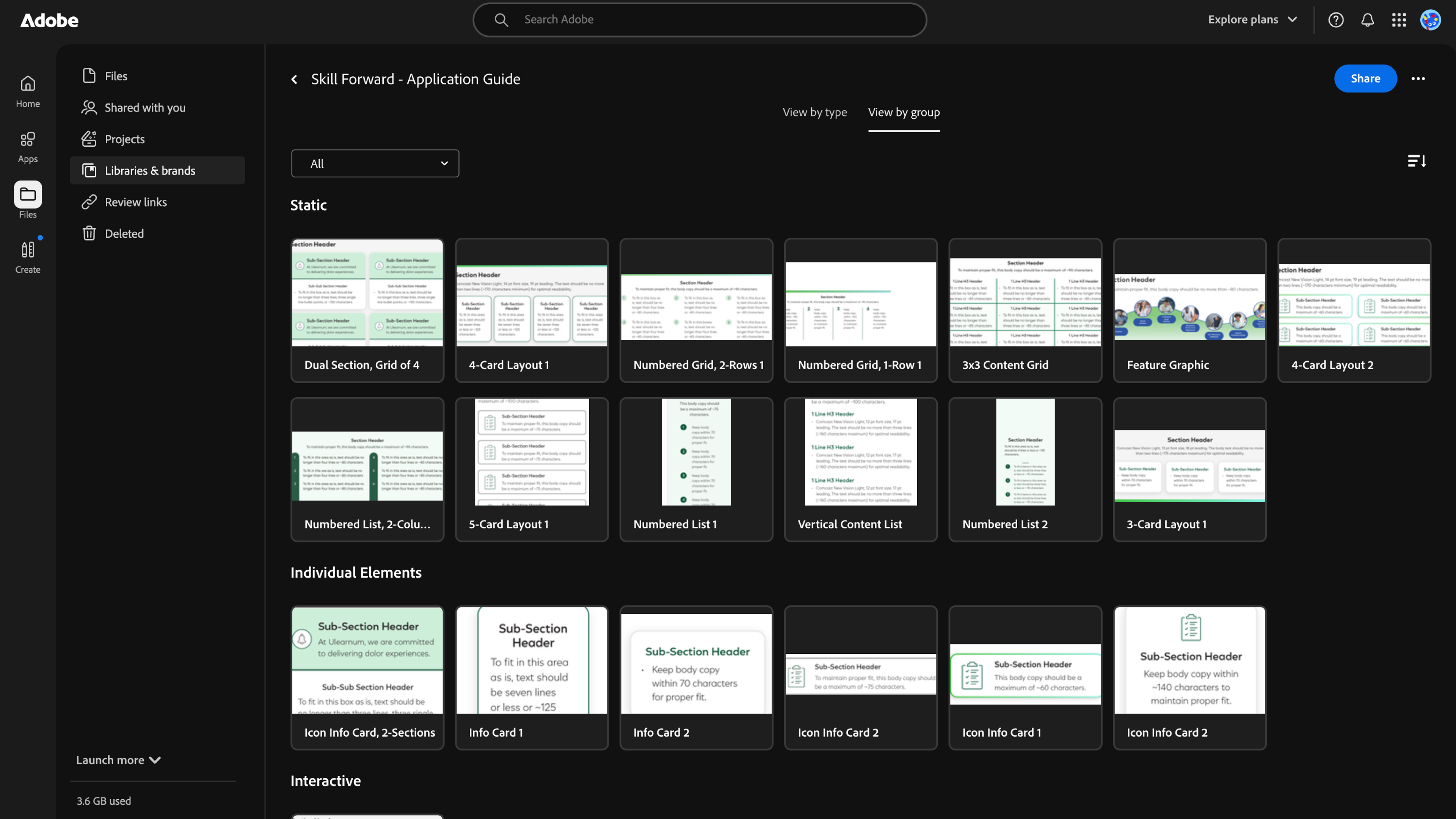 Adobe Creative Cloud Library