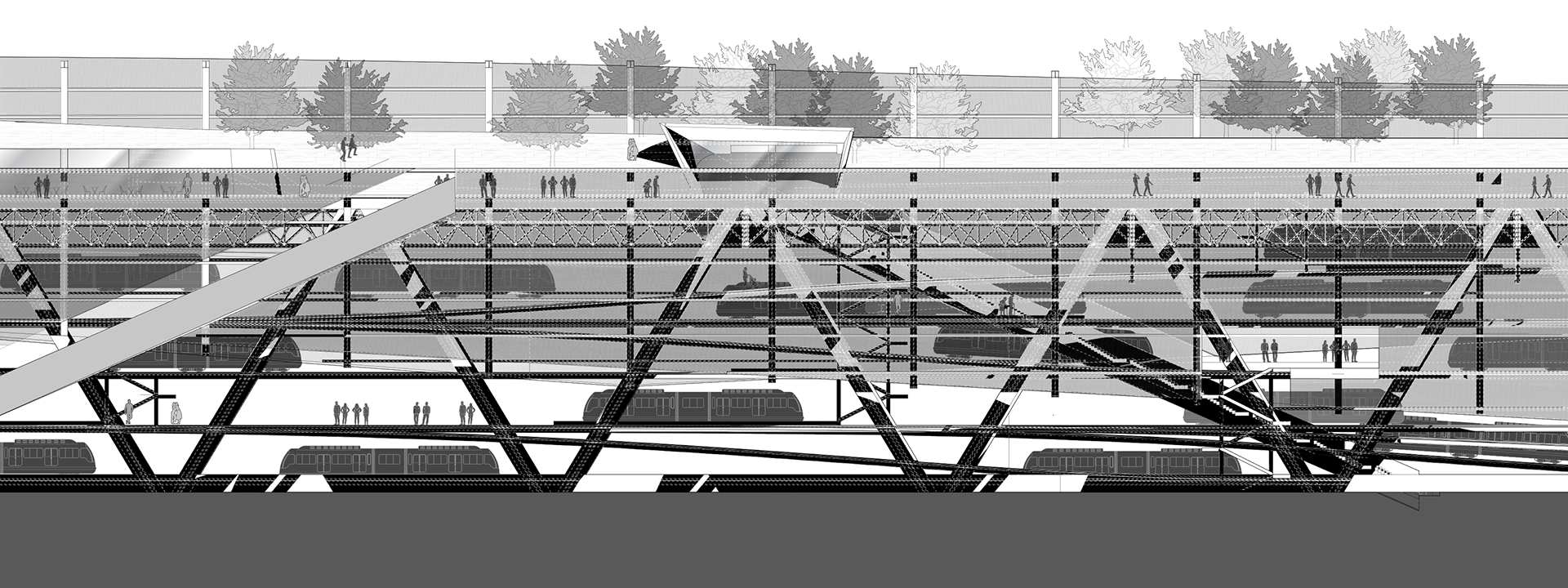 Conceptual elevation: rear