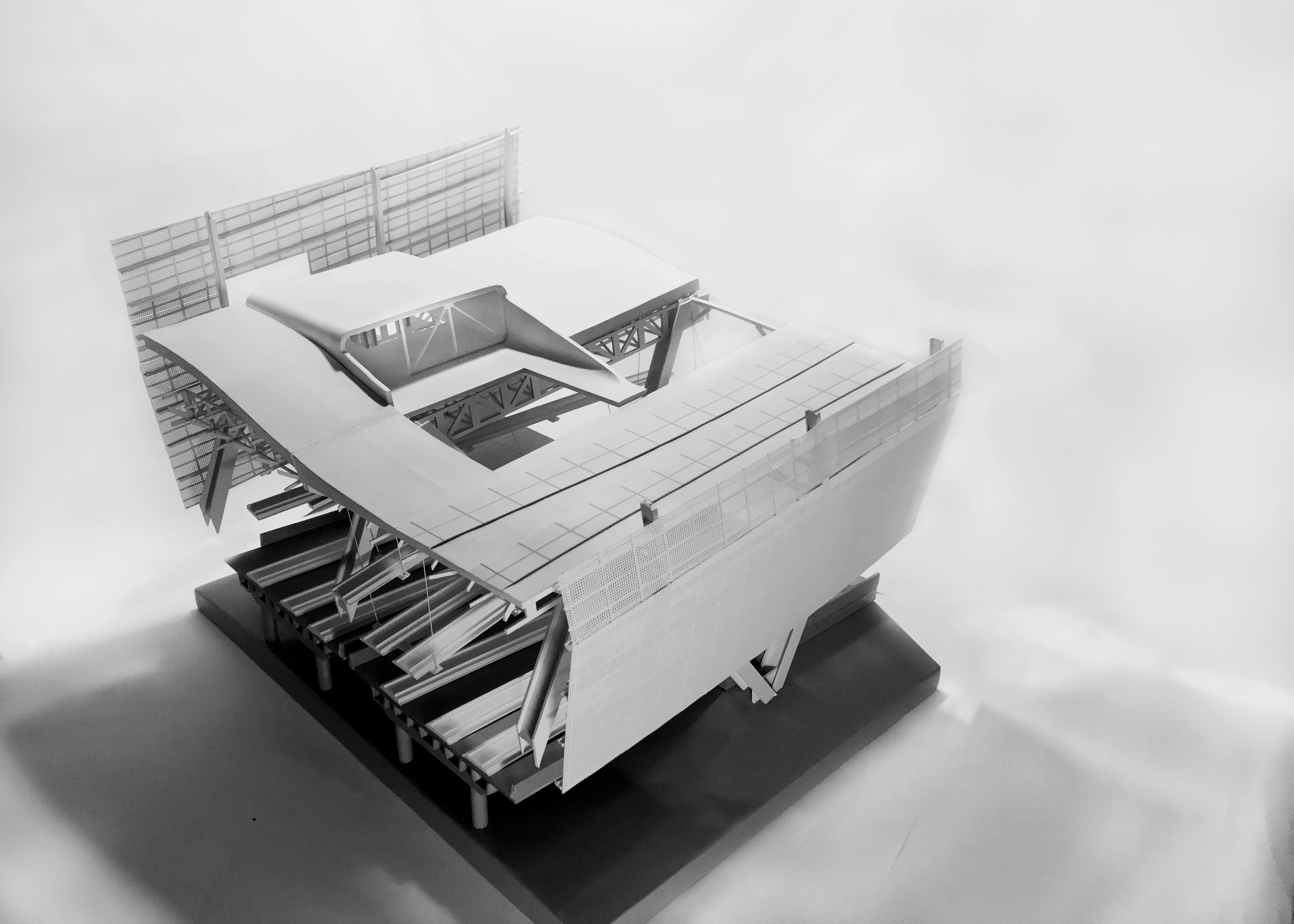 Conceptual model; built at 1/8" scale