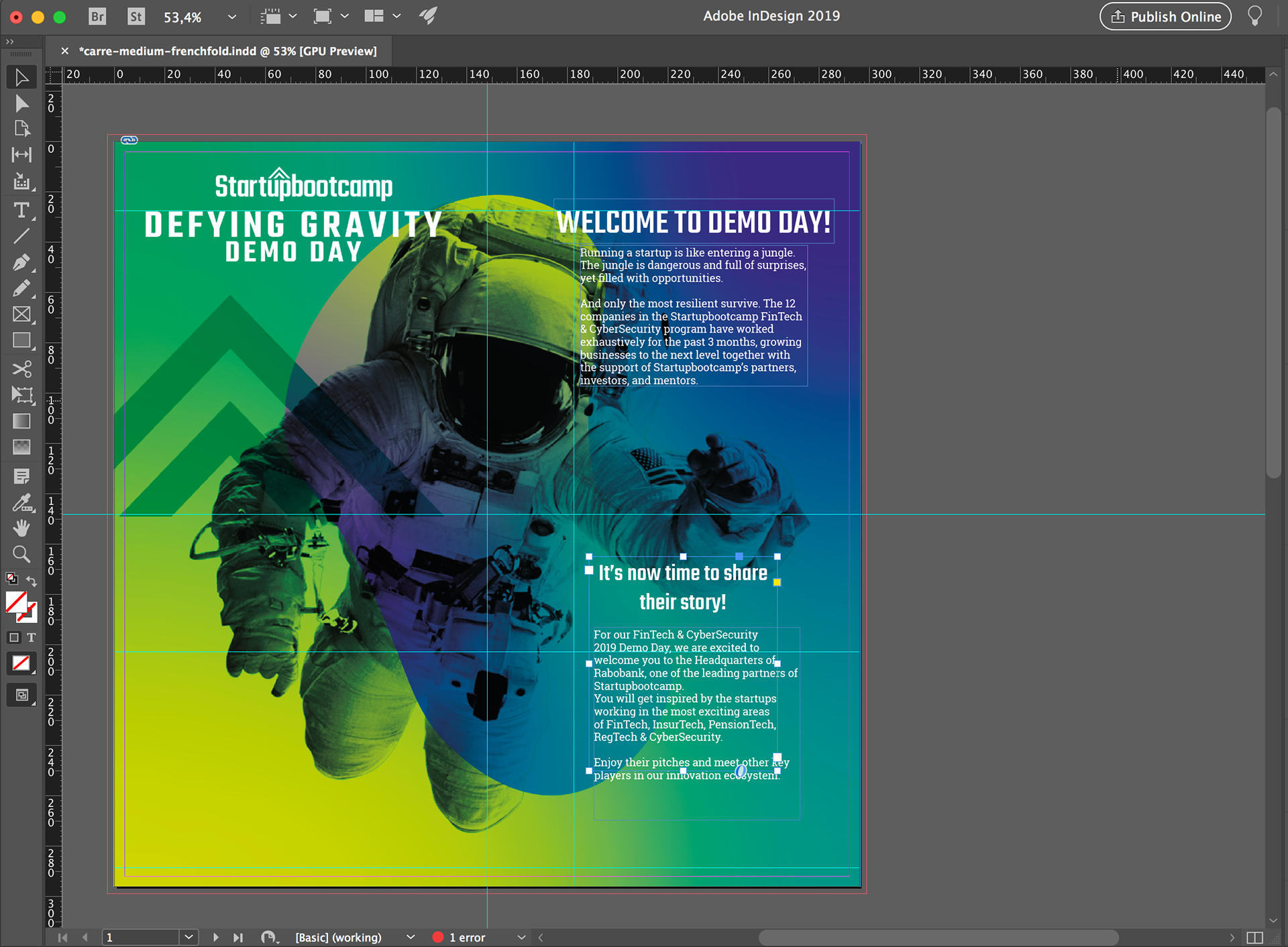 4 fold flyer