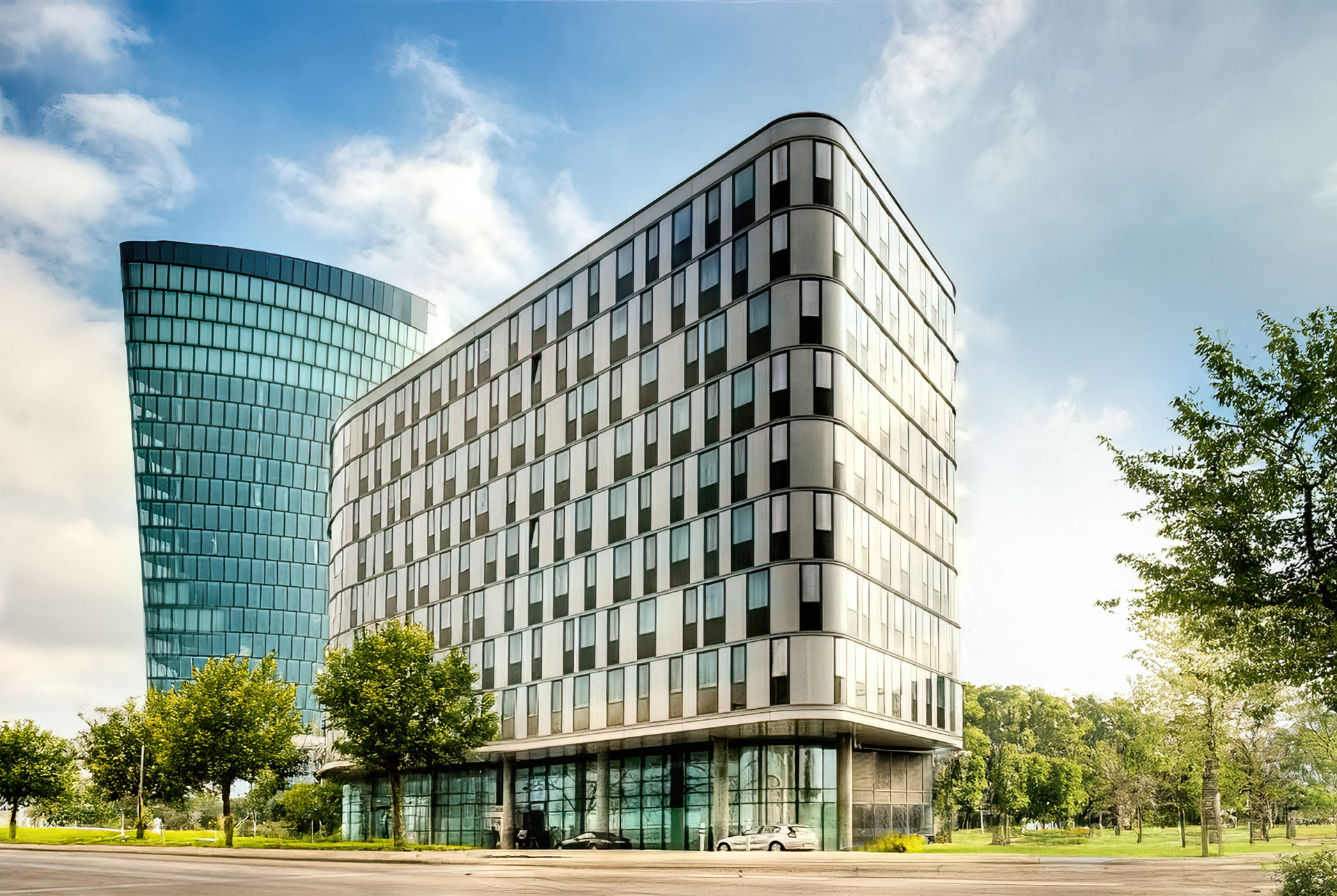 Architekturfotografie für Courtyard Mariott Hotel Wien