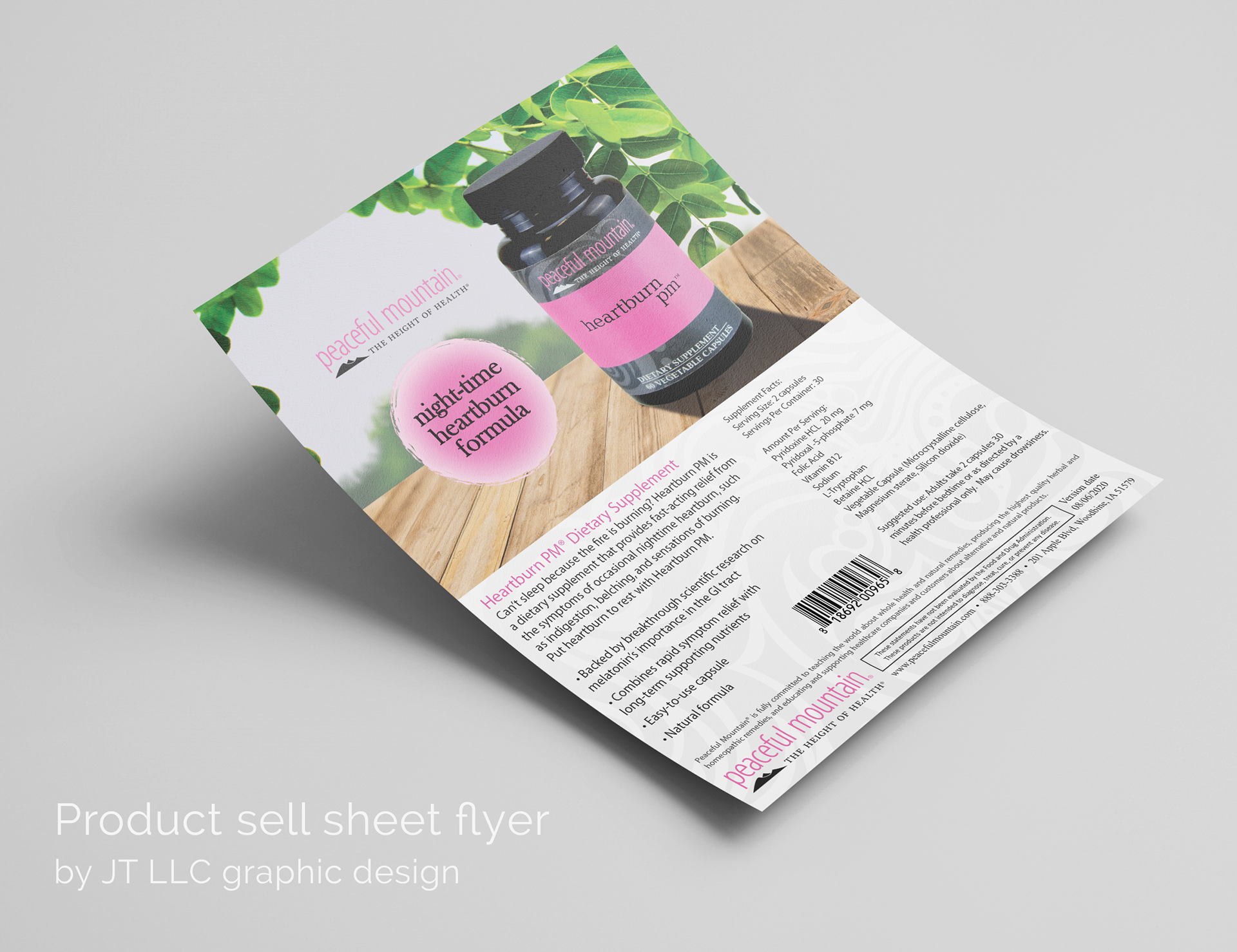 Sell Sheet Flyer for Retailers