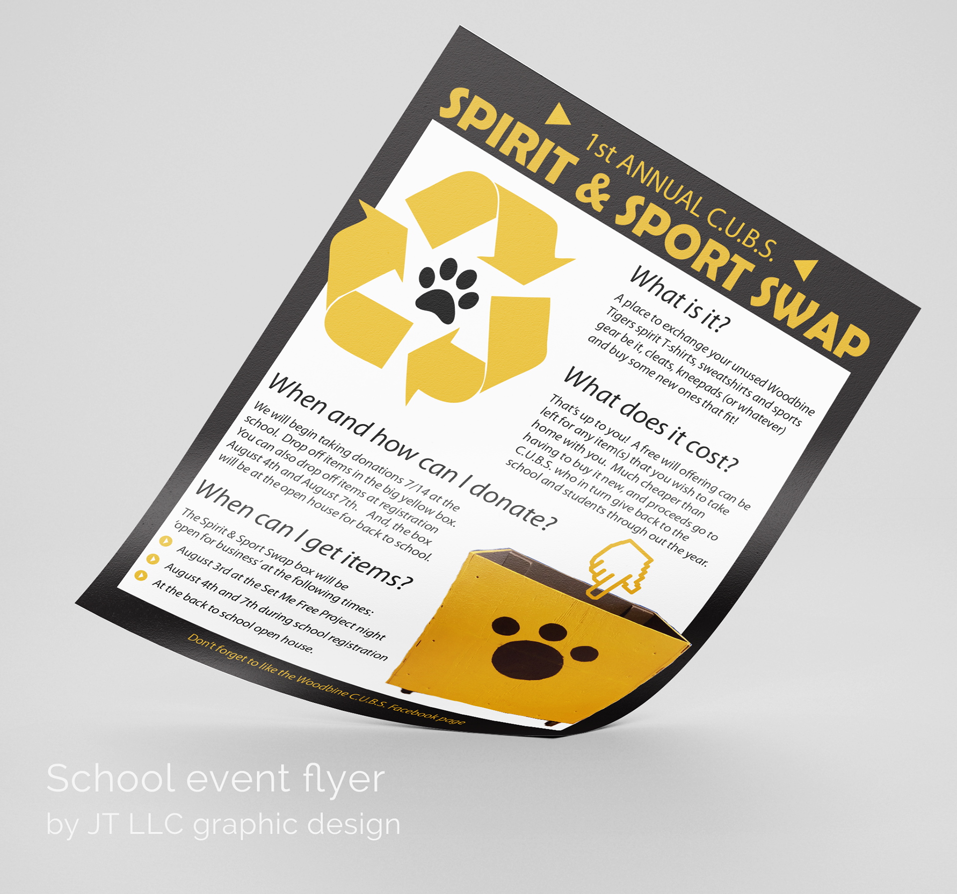 Local School Flyer