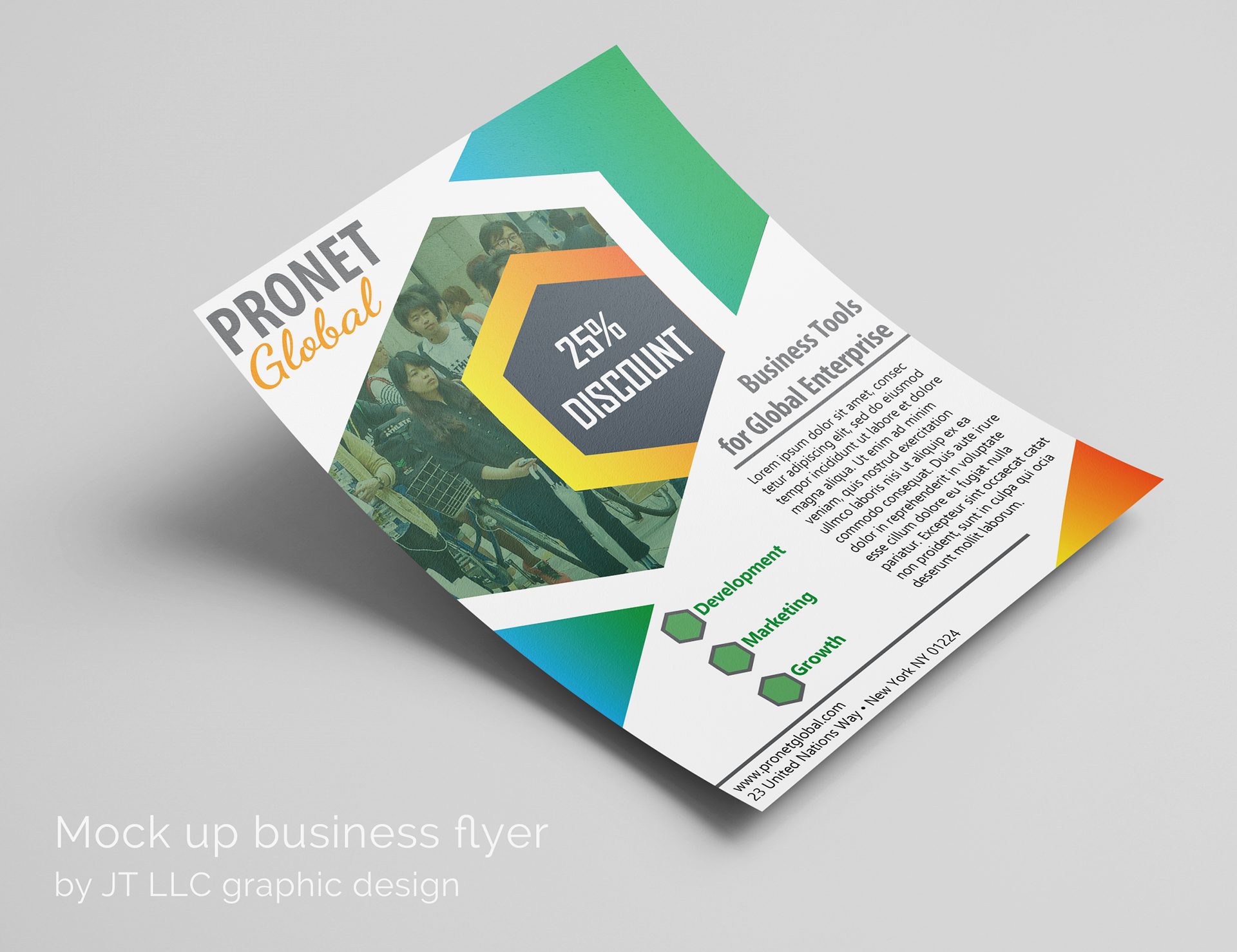Mock up Business flyer