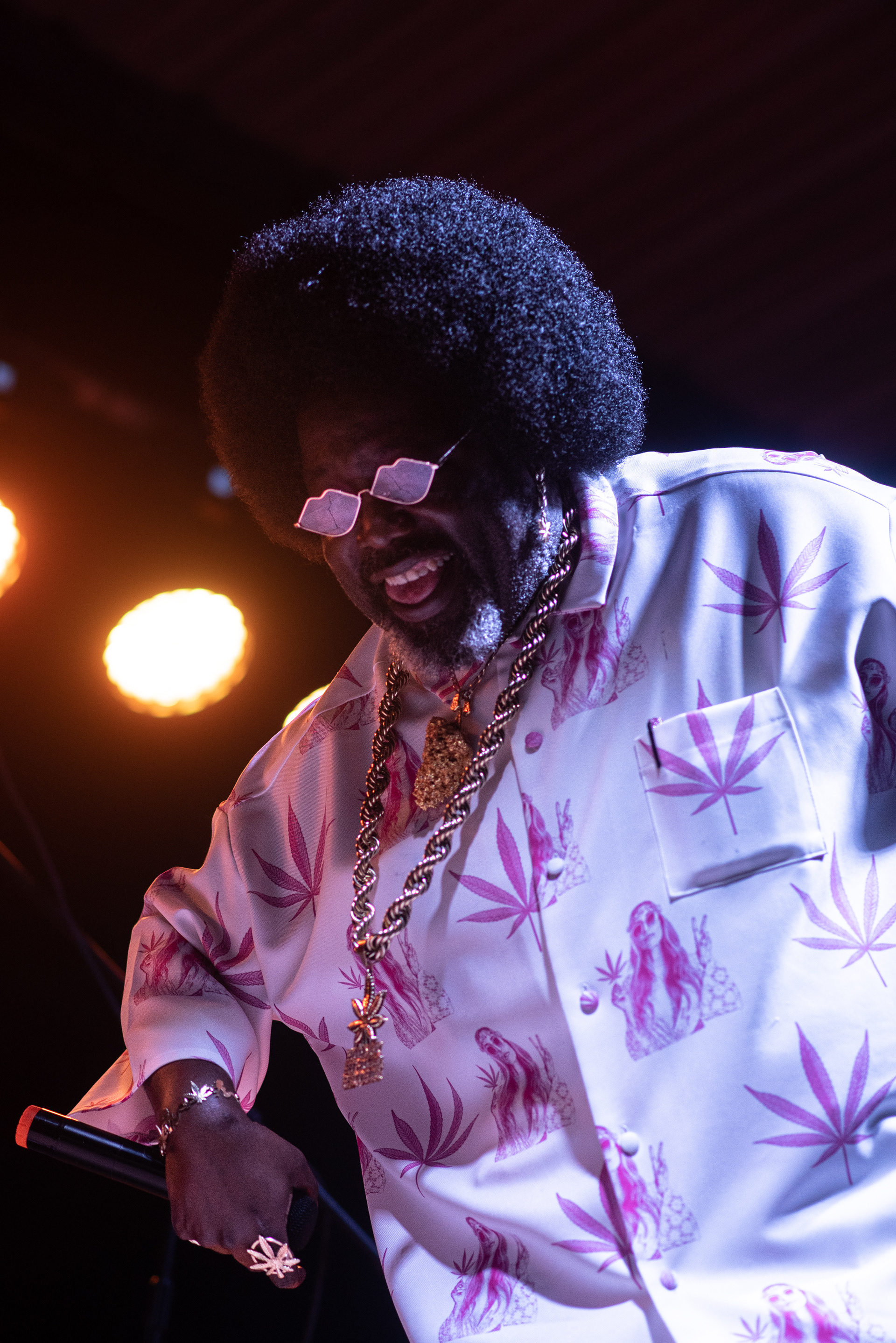 afro man @ texas ski ranch