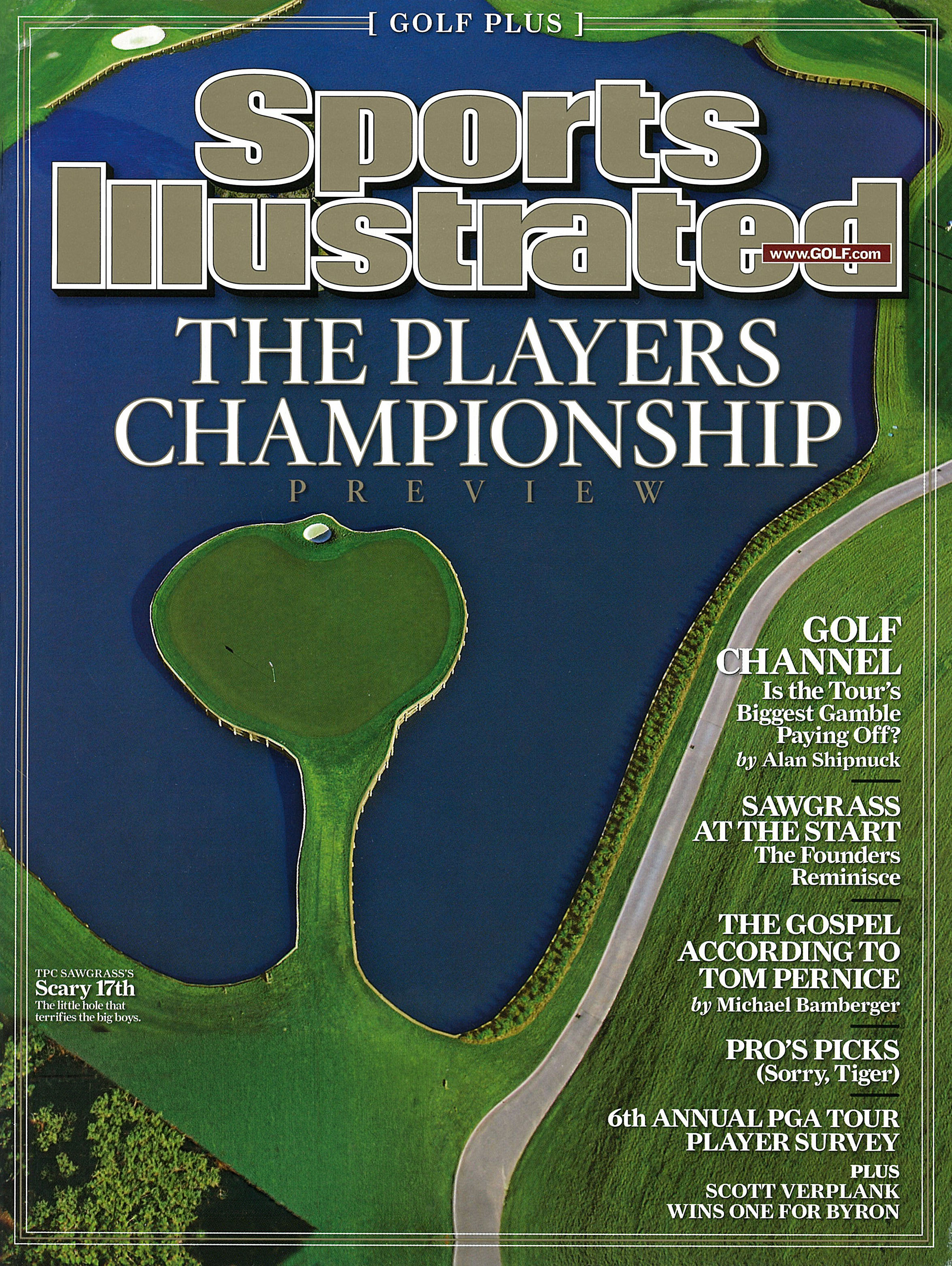 Sports Illustrated Golf Plus cover, The Players Championship preview, art direction by Joanna Farrimond