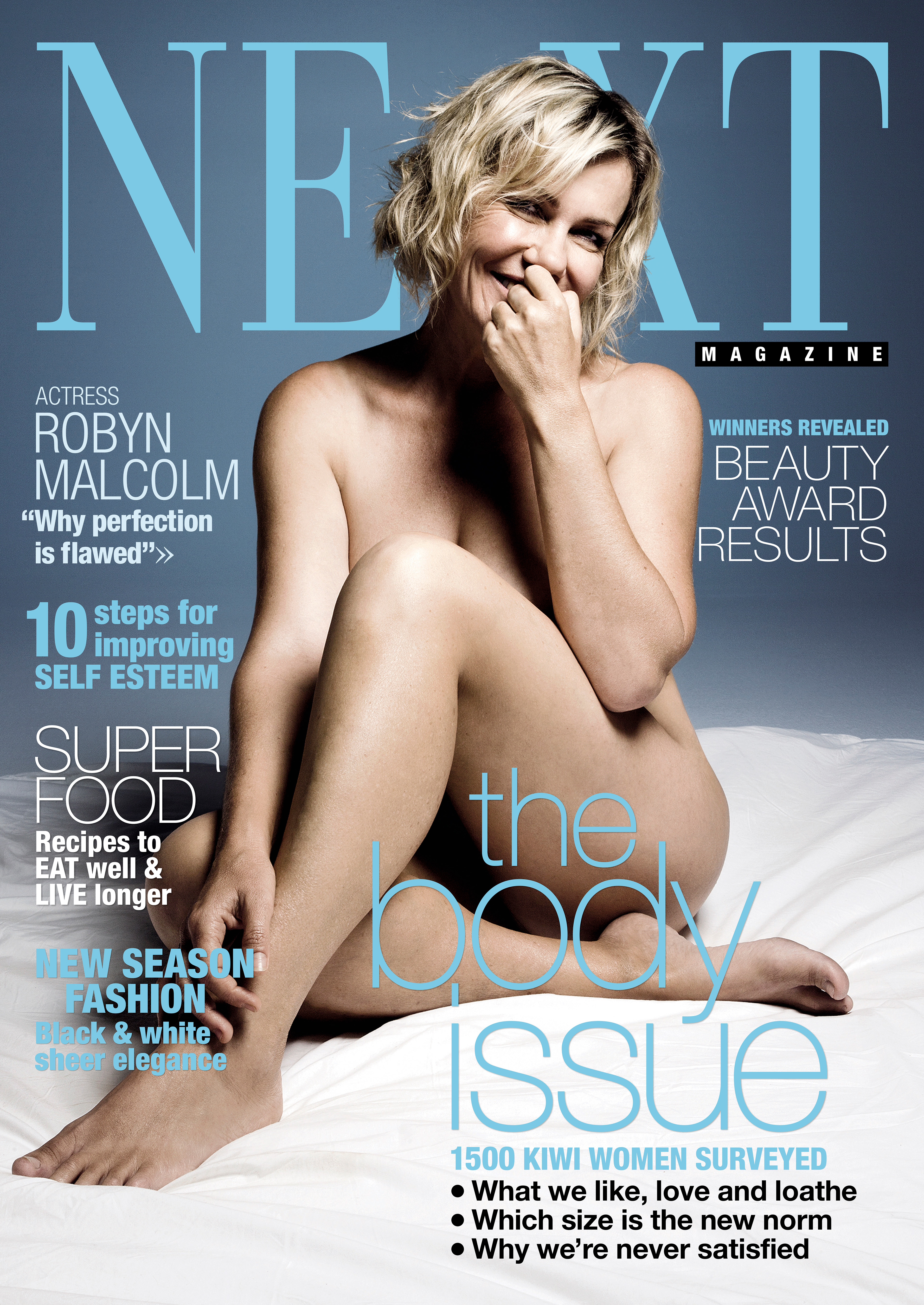 Next magazine cover, The Body Issue, art direction by Jo Farrimond