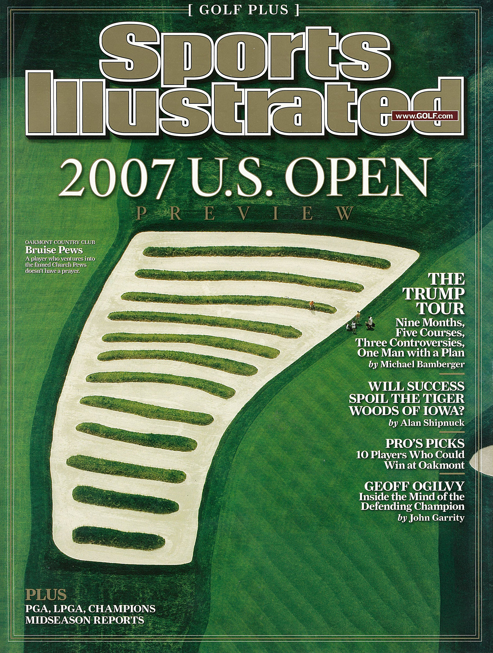 Sports Illustrated Golf Plus cover, U.S. Open preview, art direction by Joanna Farrimond