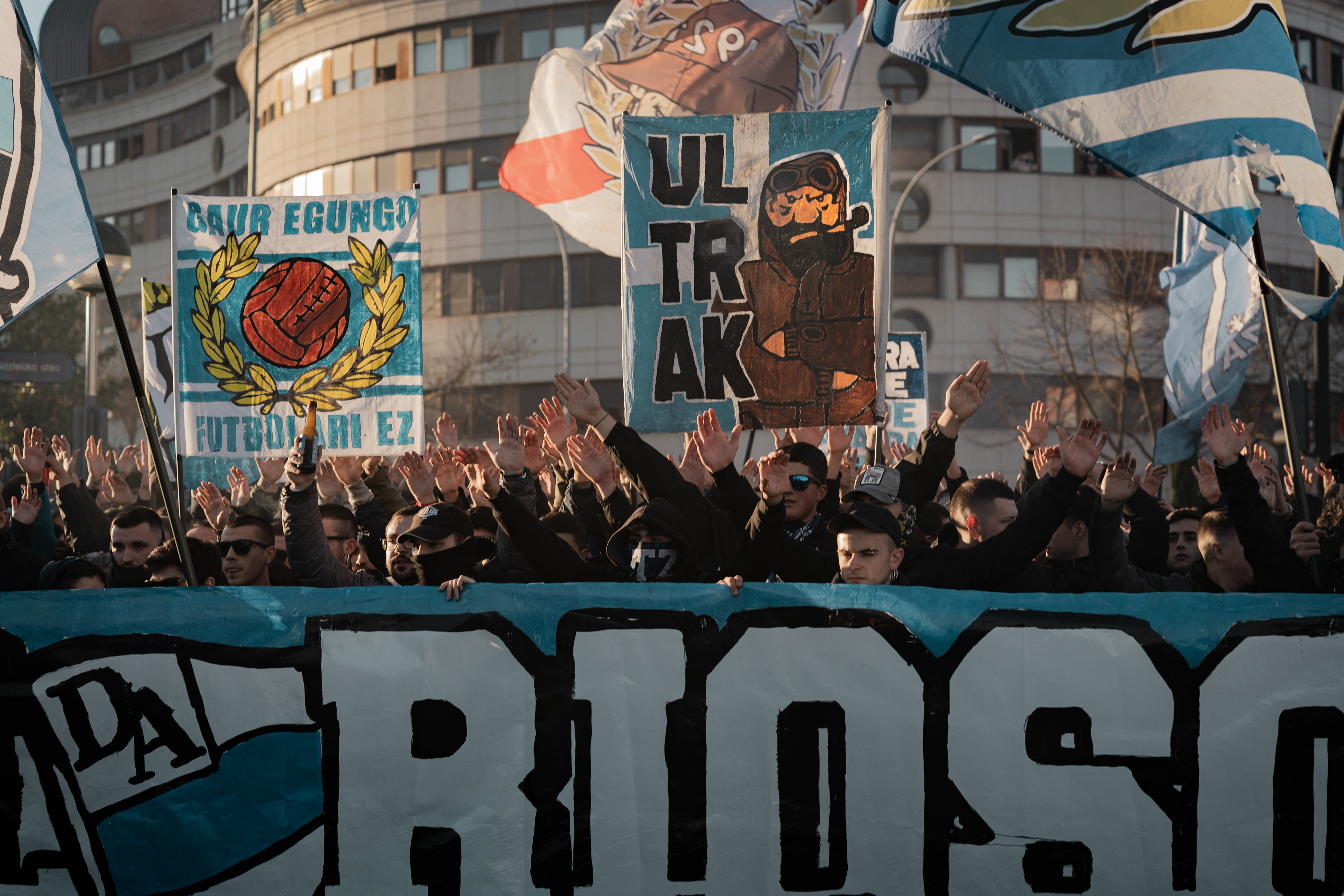 Corteo Alavés - Barcelona - Febrero 2024