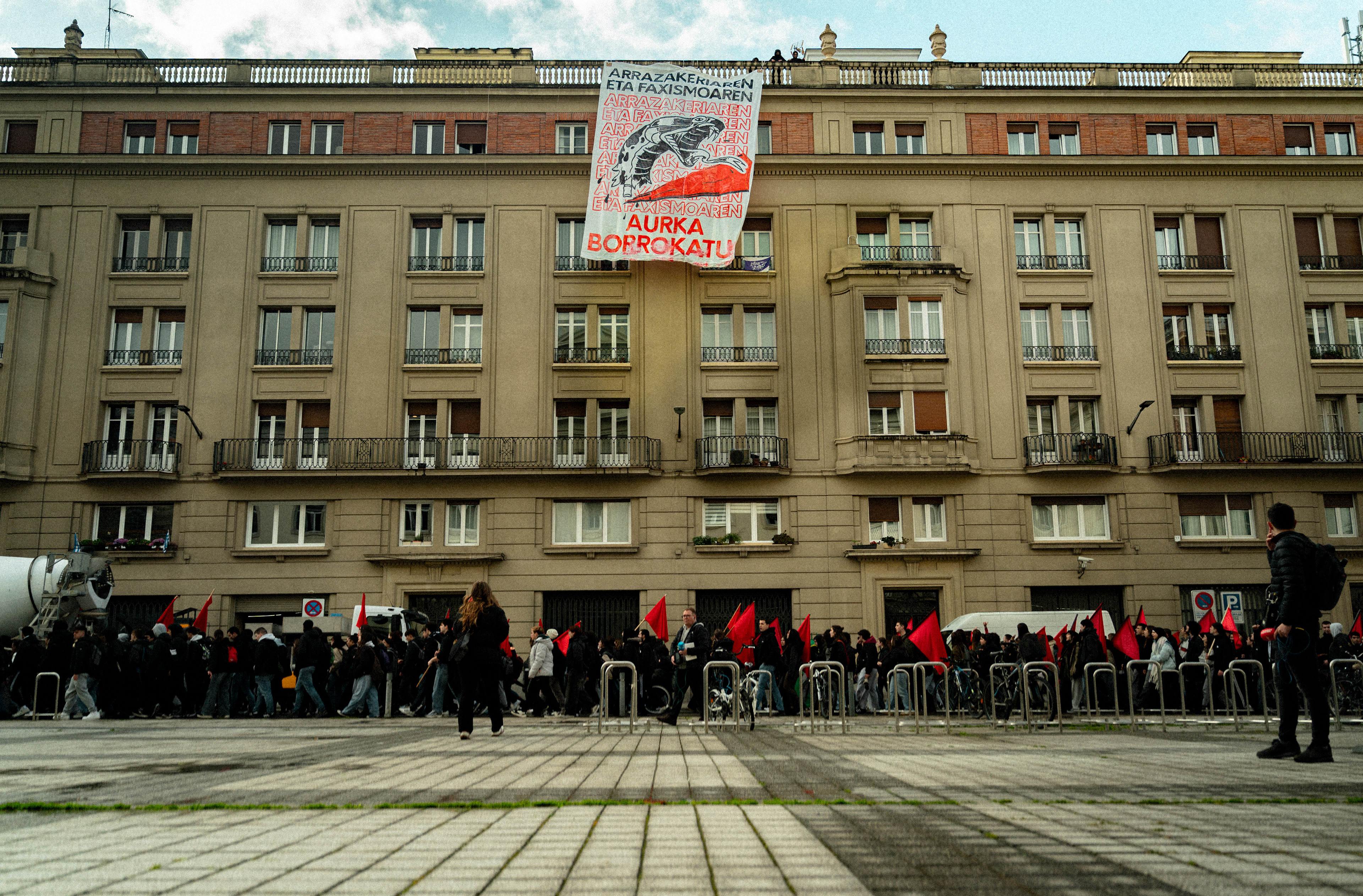 Huelga estudiantil convocada en Euskal Herria por Ikasle Abertzaleak. - 13 de marzo 2025