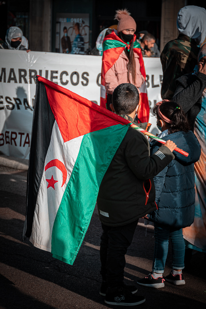 Manifestación de la diáspora saharaui - 2022