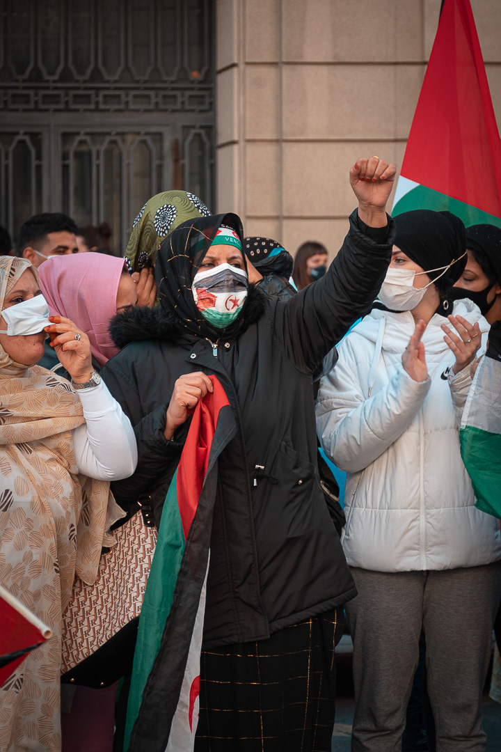 Manifestación de la diáspora saharaui - 2022