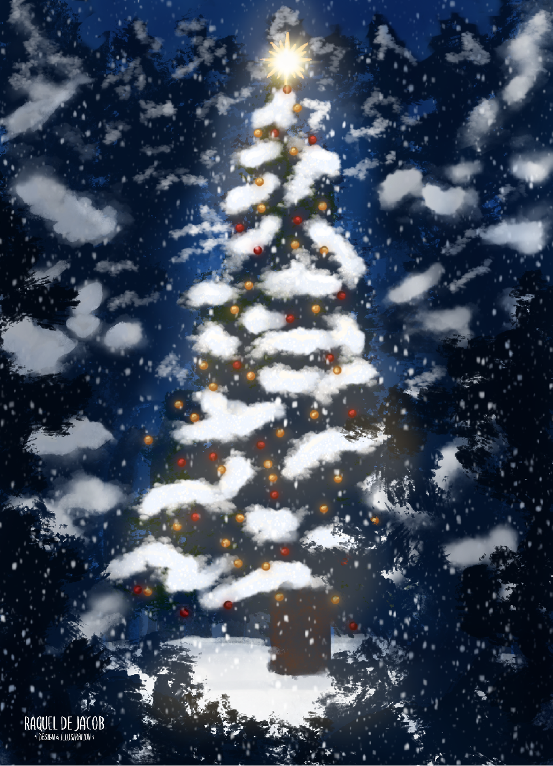 Wild Christmas – Postcard