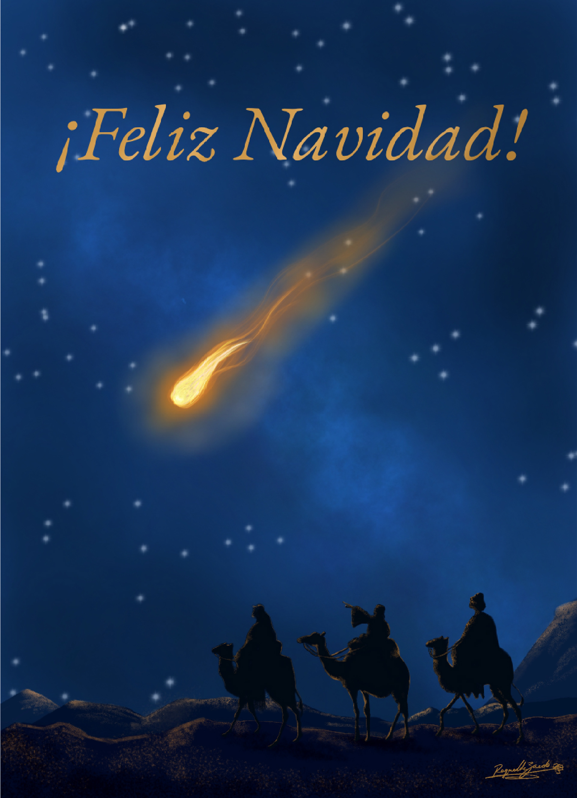 Three Wise Men – Postcard