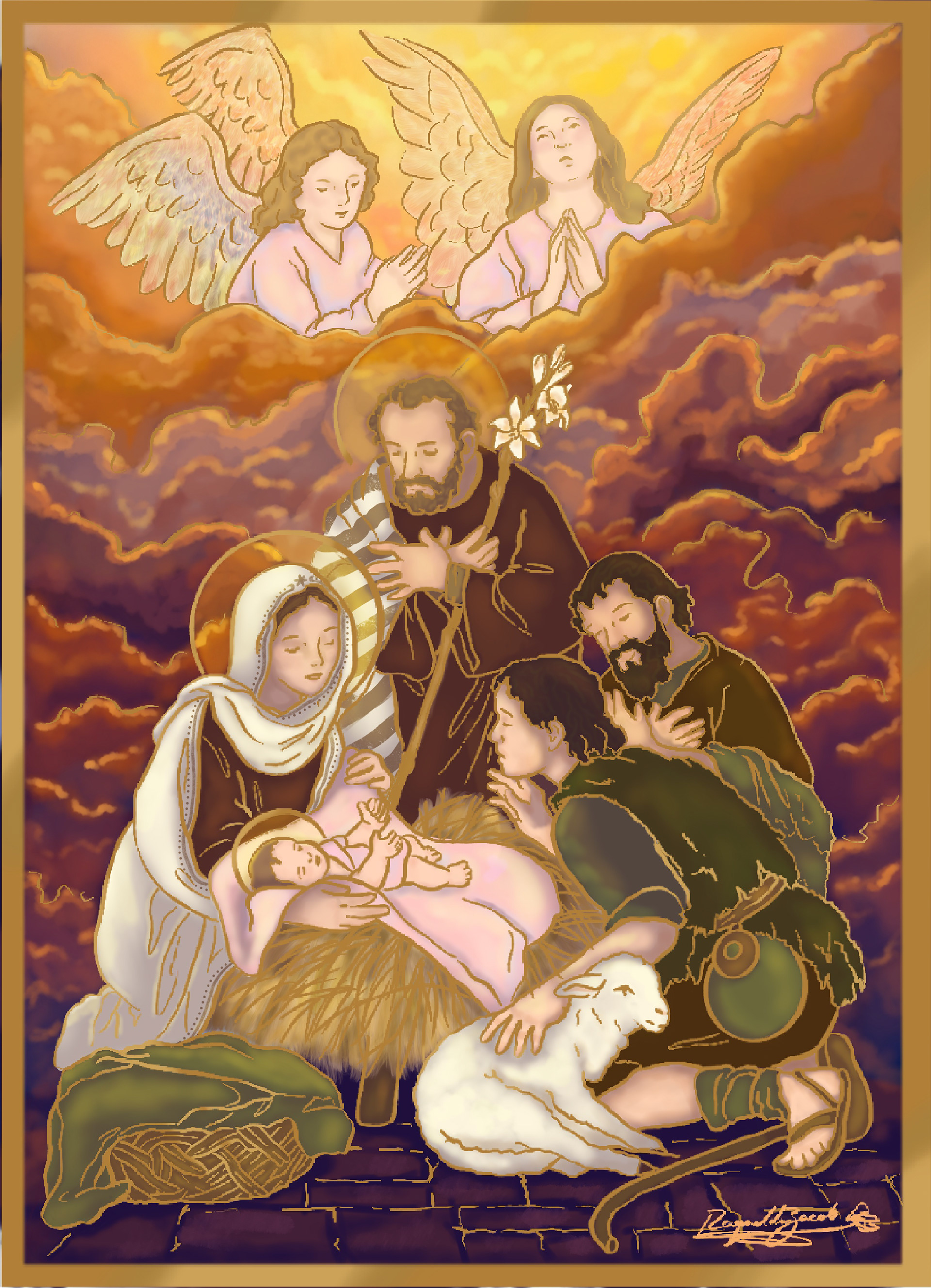 Carmelite Nativity – Postcard