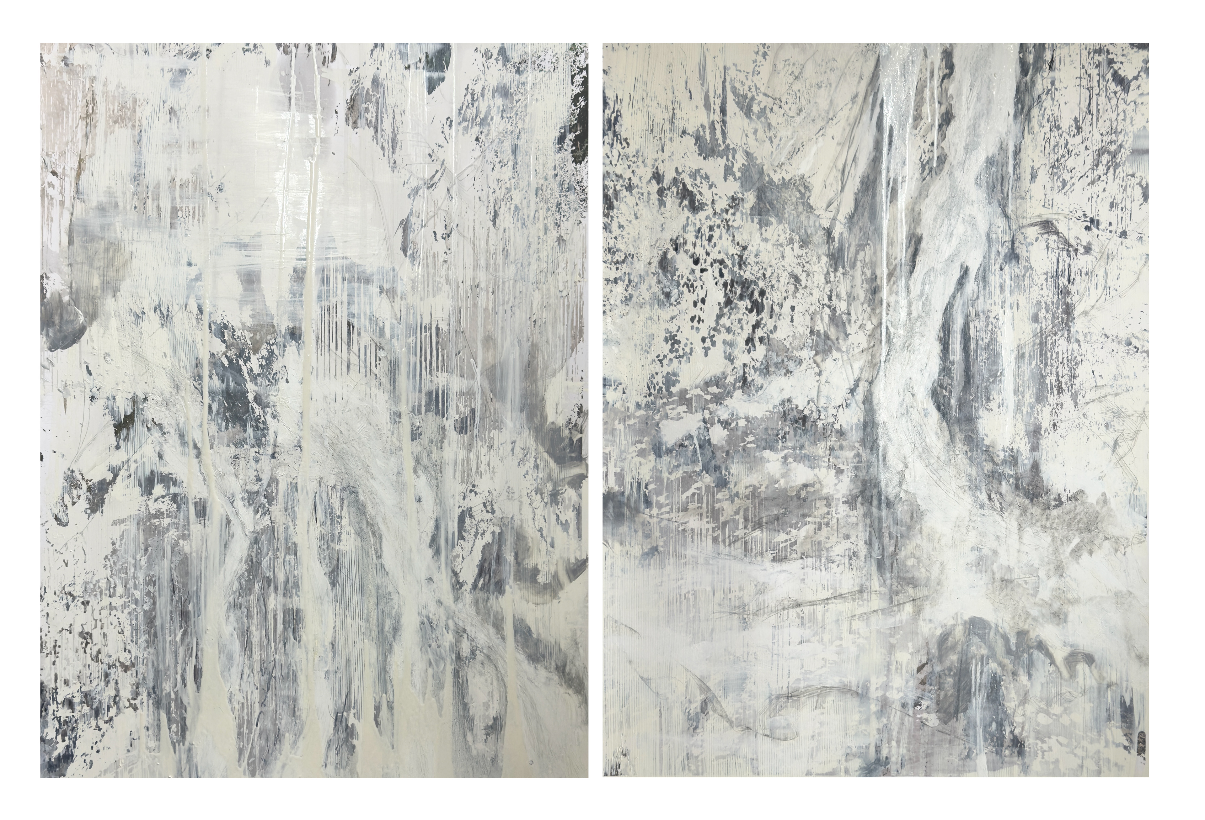 EII.XVI 'Frozen Waterfalls' (134x90) December 2024