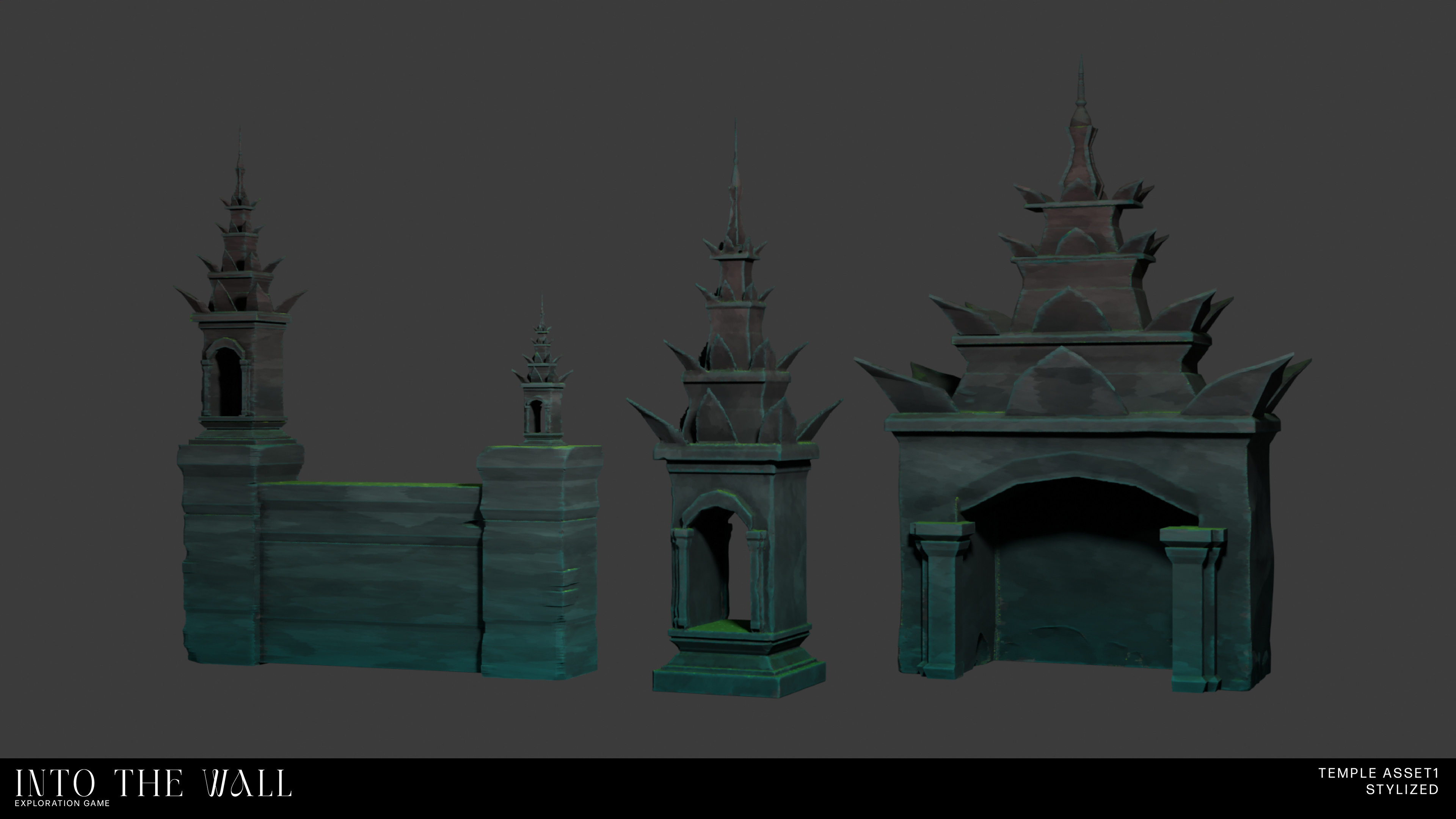 Temple Elements with texture