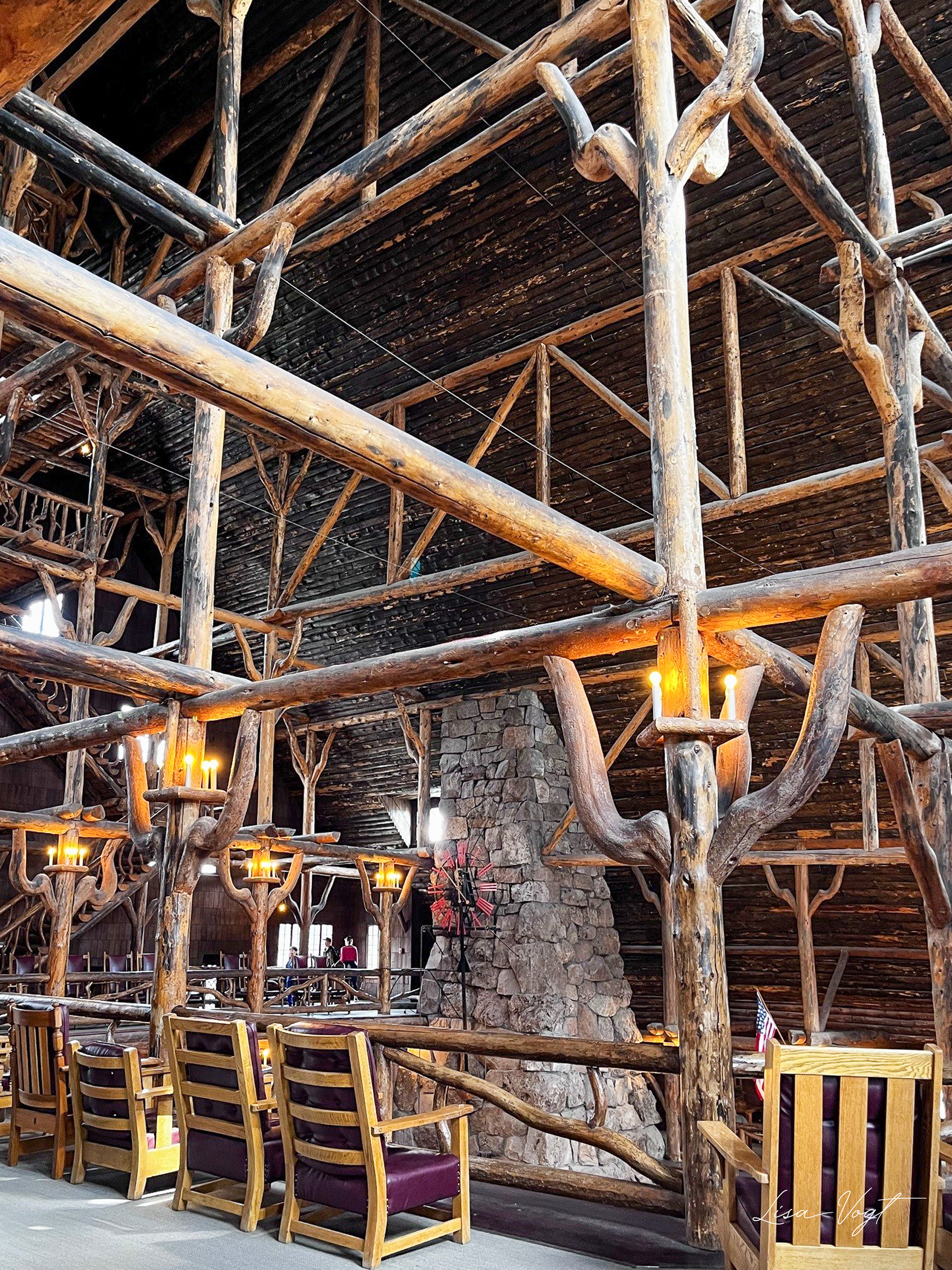 Old Faithful Inn second floor.