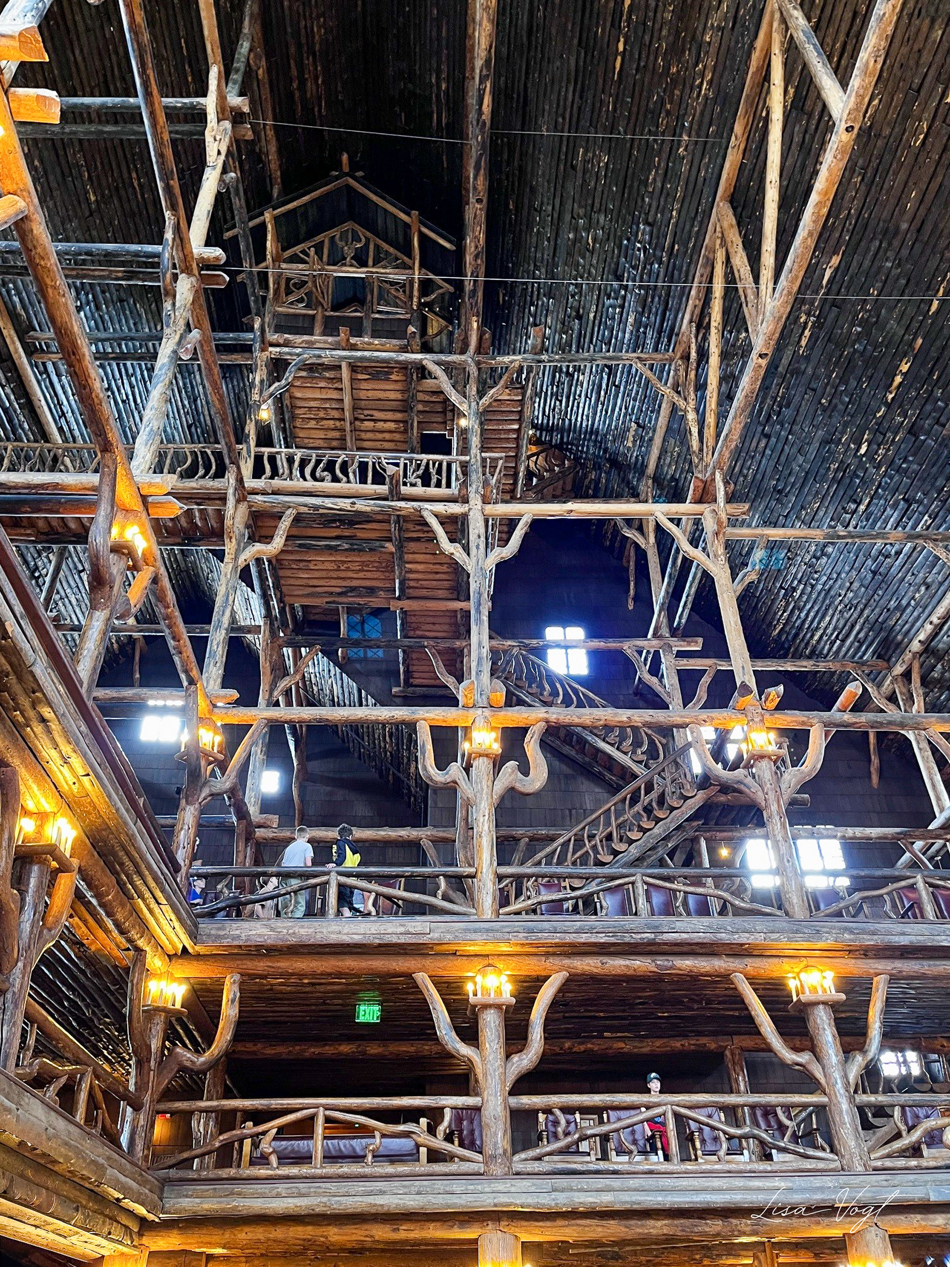 Old Faithful Inn ground floor.