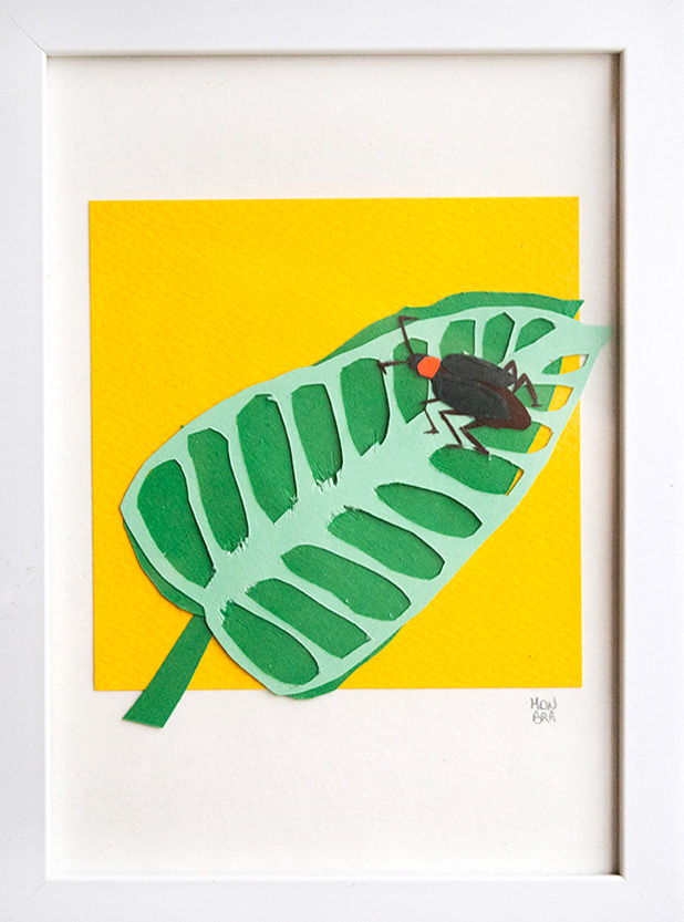 Paper cut en capas