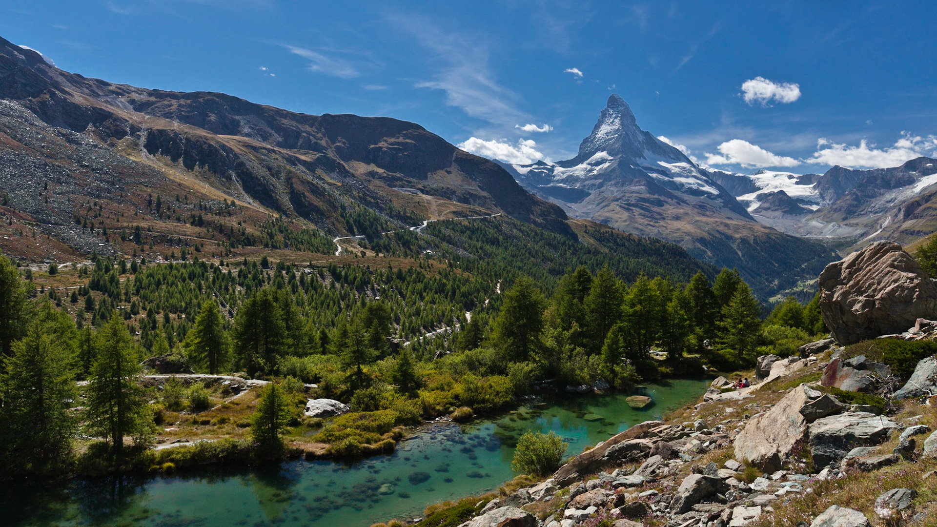 Grindjisee and Matterhorn