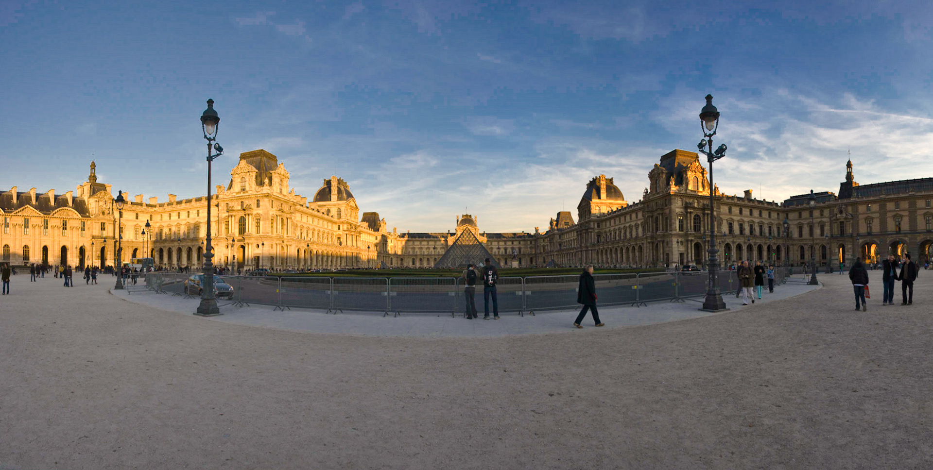 The Louvre at Sunset