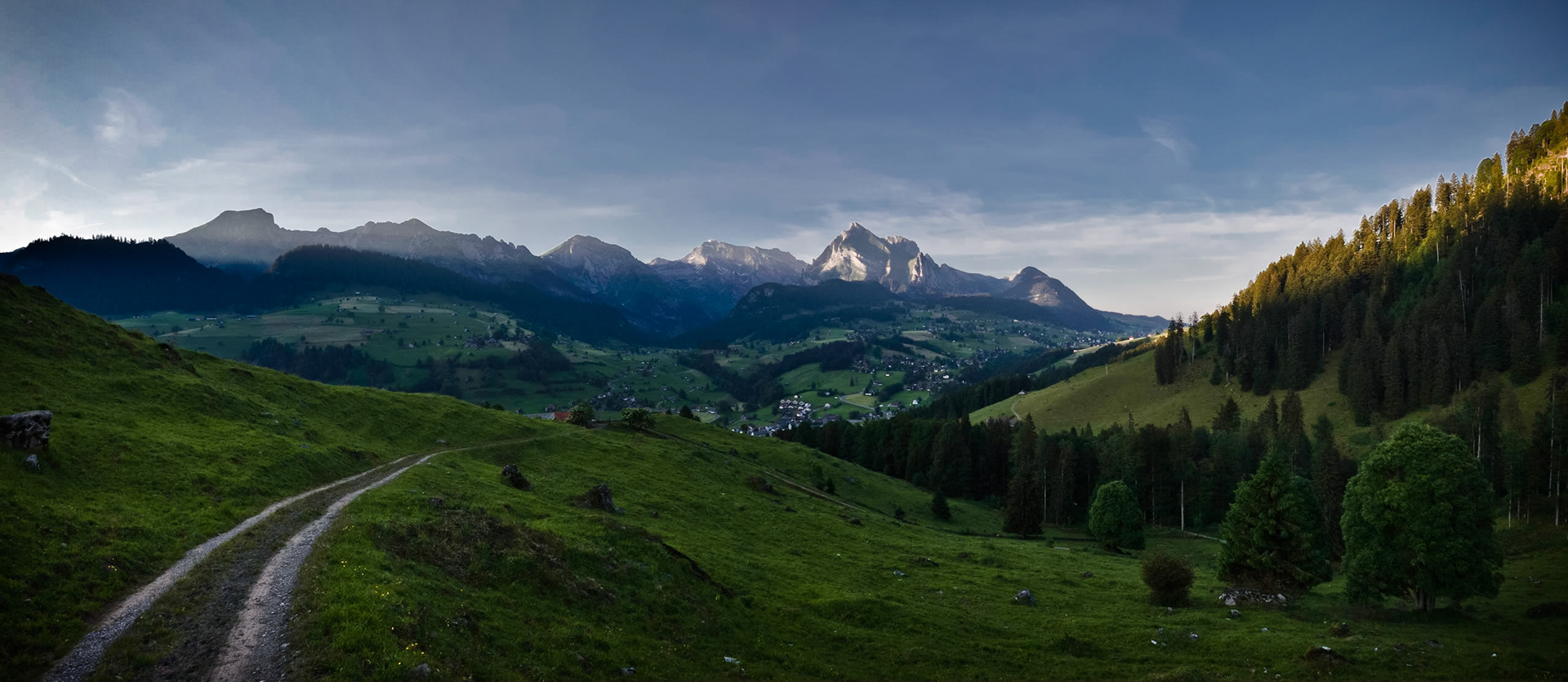 Unterwasser and Mount Säntis