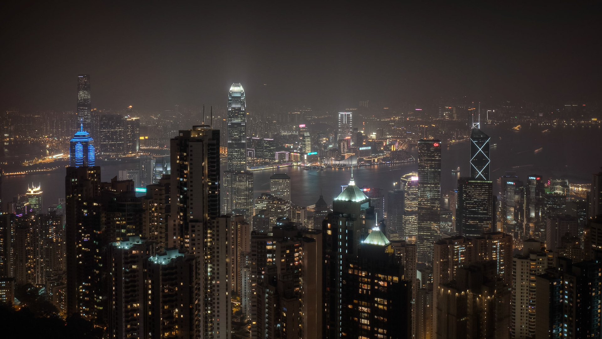 Hong Kong Skyline from Victoria Peak II
