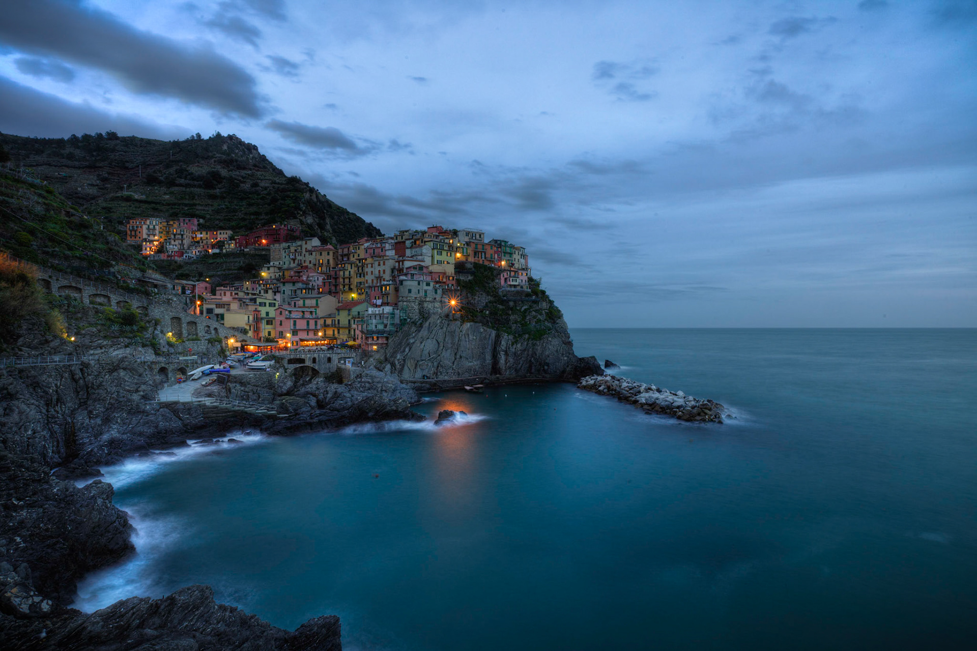 Blue Hour over Manarola