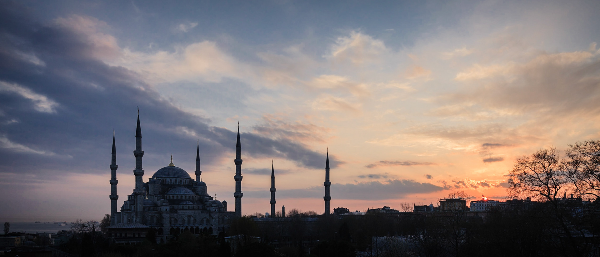 Blue Mosque at Sunset