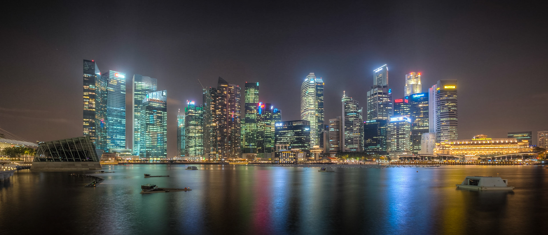 Singapore Skyline at Night III