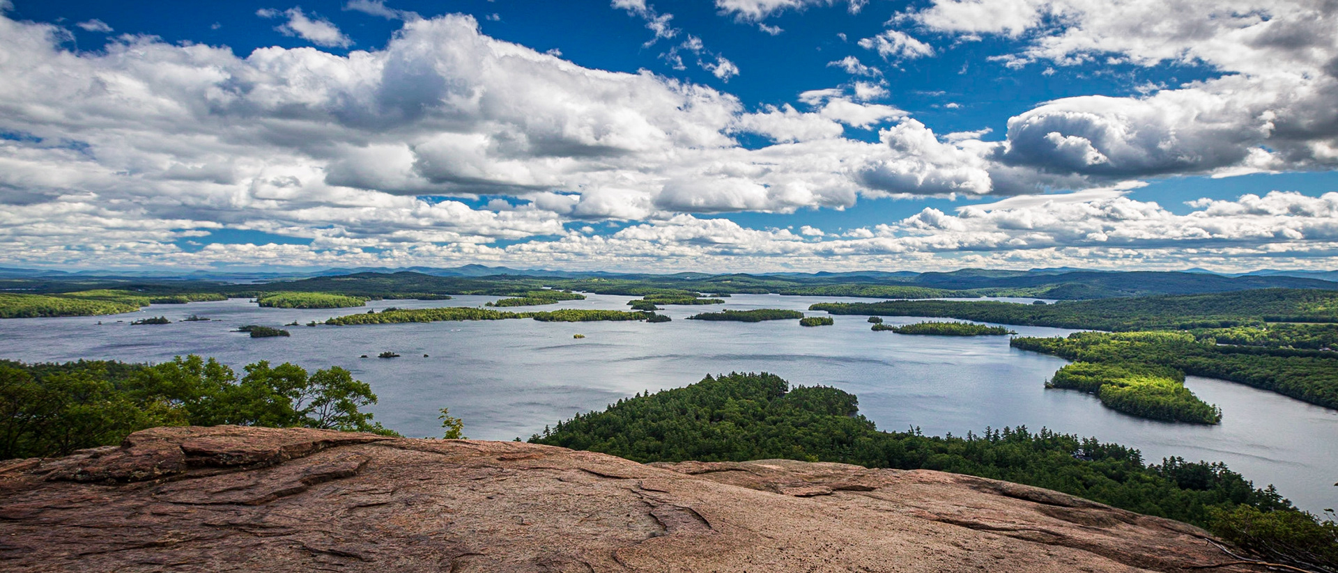 Squam Lake from Rattlesnack Mountain