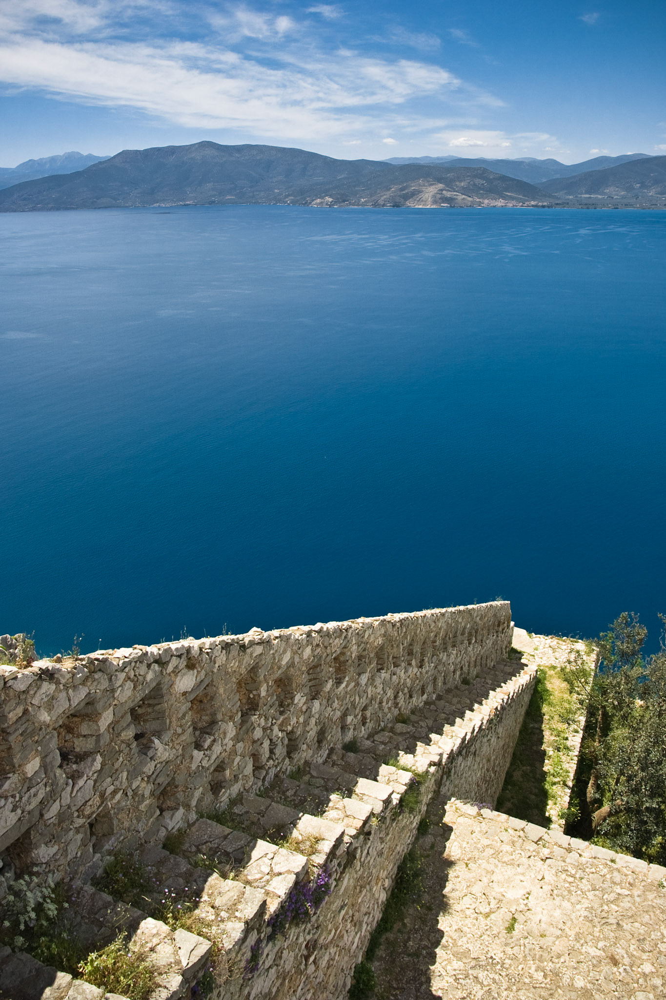 Nafplio Bay from the Fortress of Palamidi