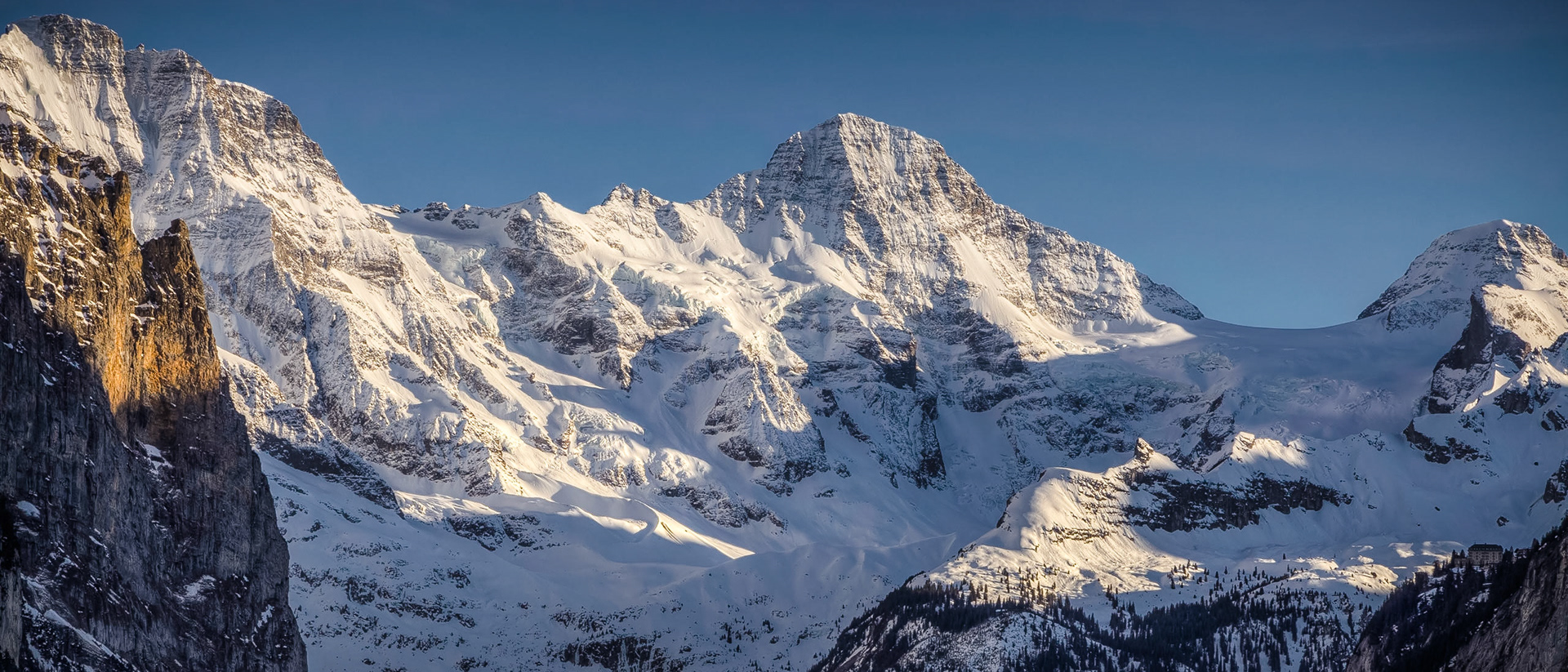 Breithorn &amp; Tschingelhorn from Wengen I