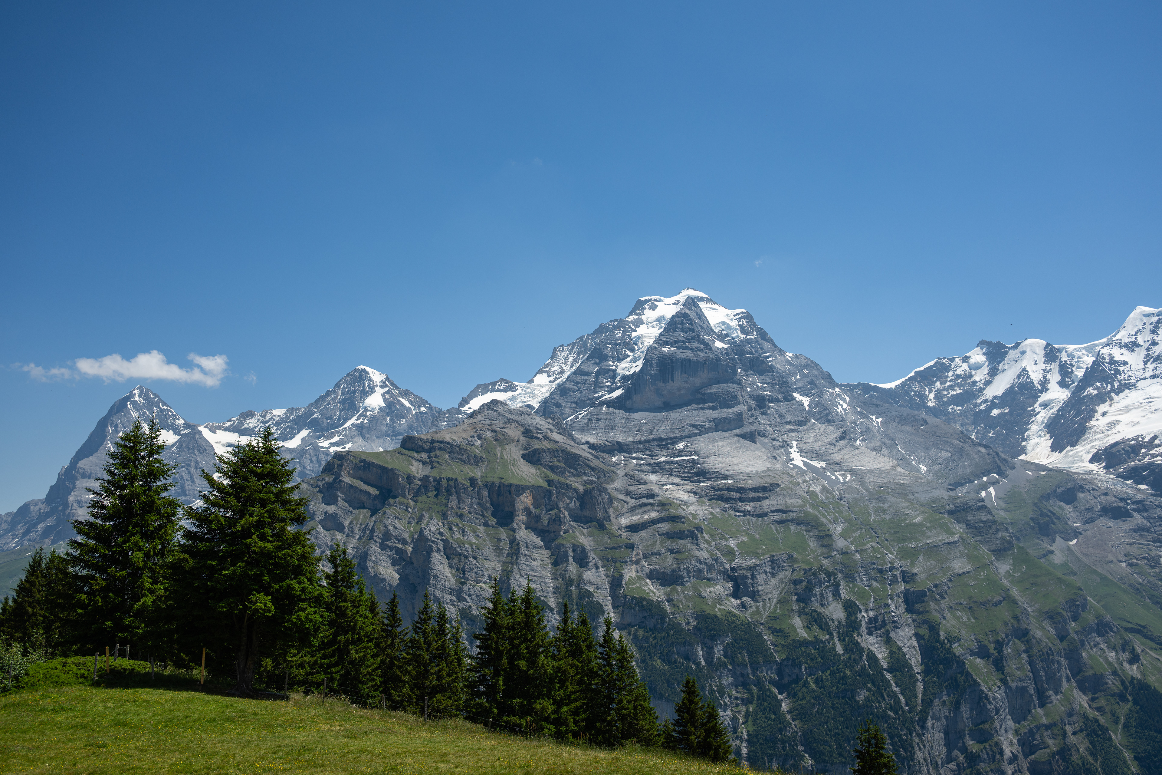 Eiger, Jungfrau, & Mönch, Mürren