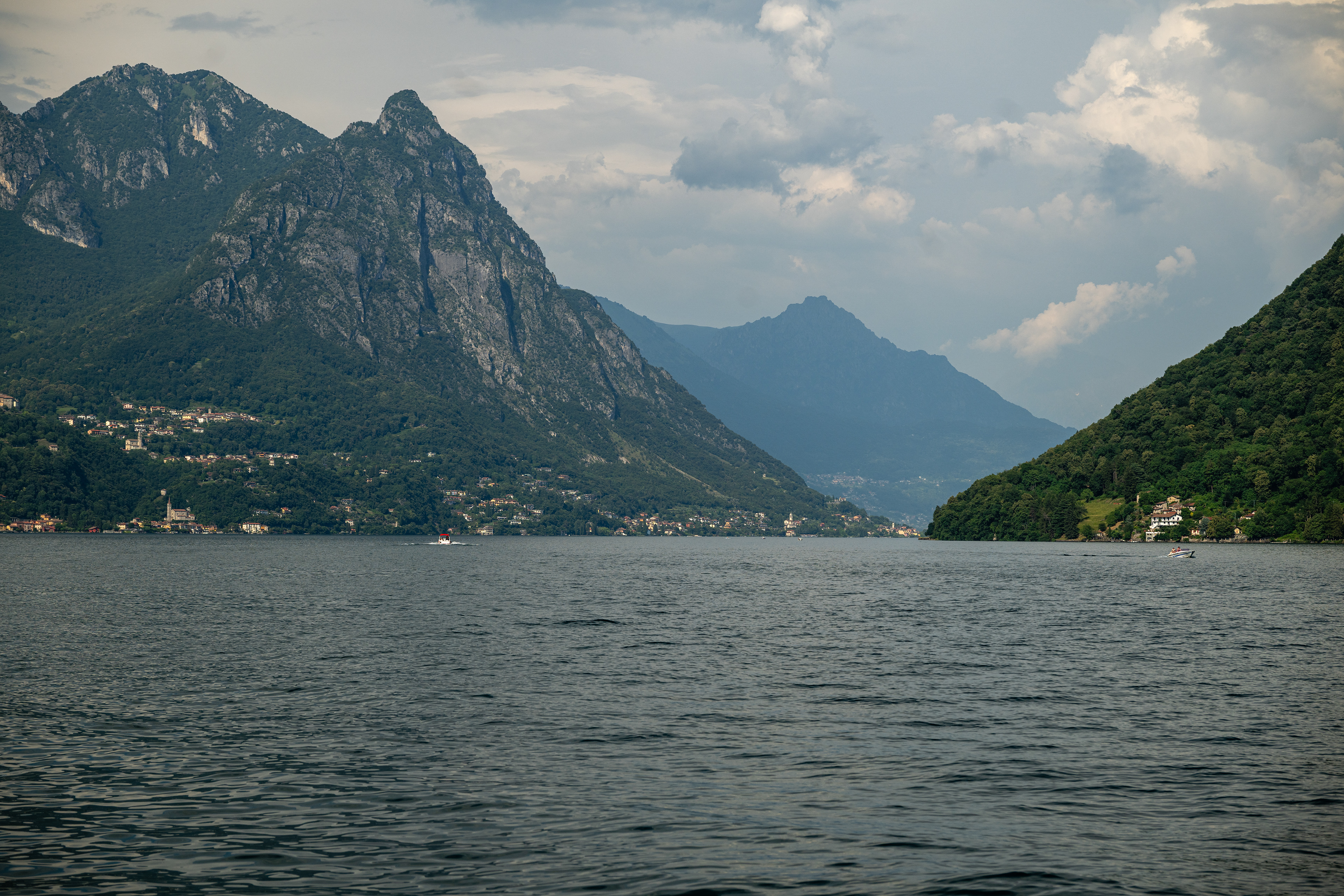 Cima dei Nipoti and Pizzoni (mountains) from Lake Lugano