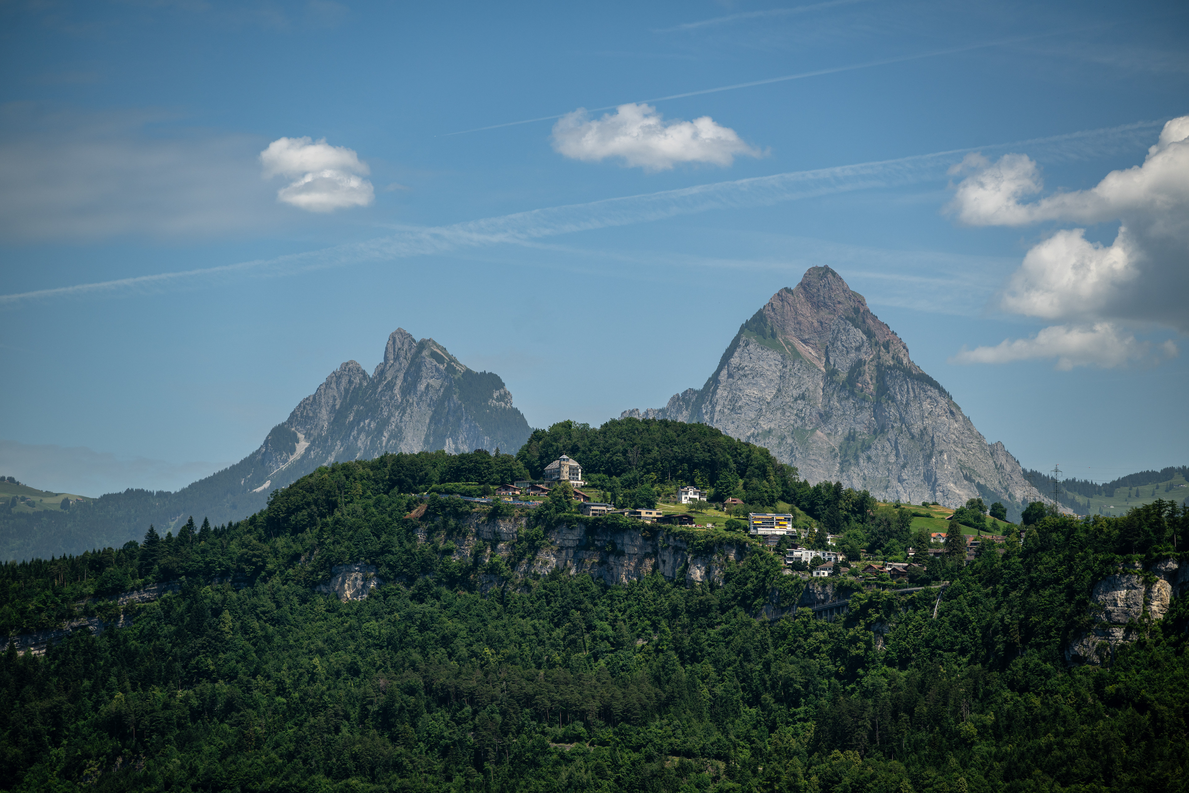 Grosser Mythen &  Kleiner Mythen (mountains), Lake Lucerne
