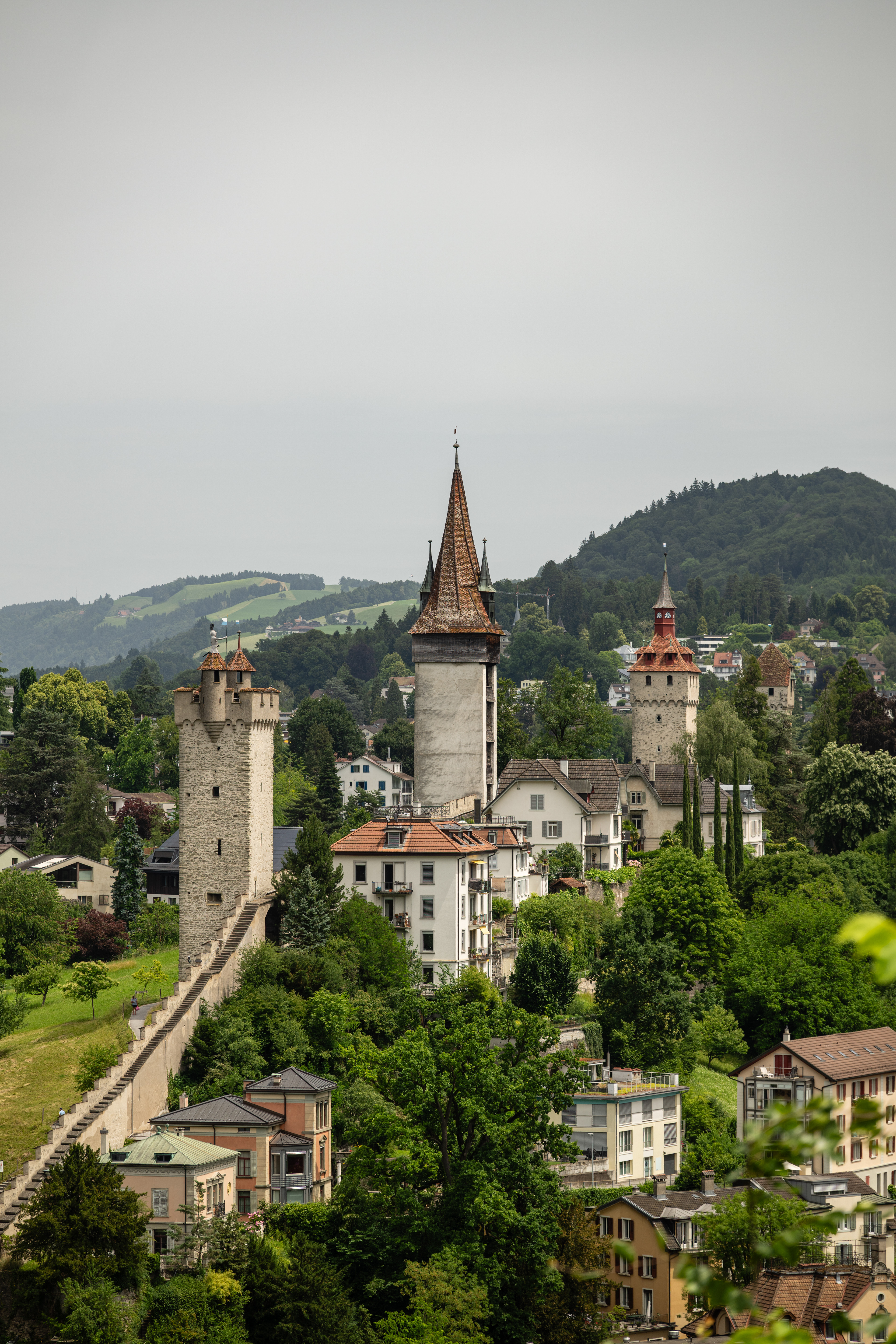 Männliturm, Luegislandturm, Heuturm/Wachtturm, & Zytturm