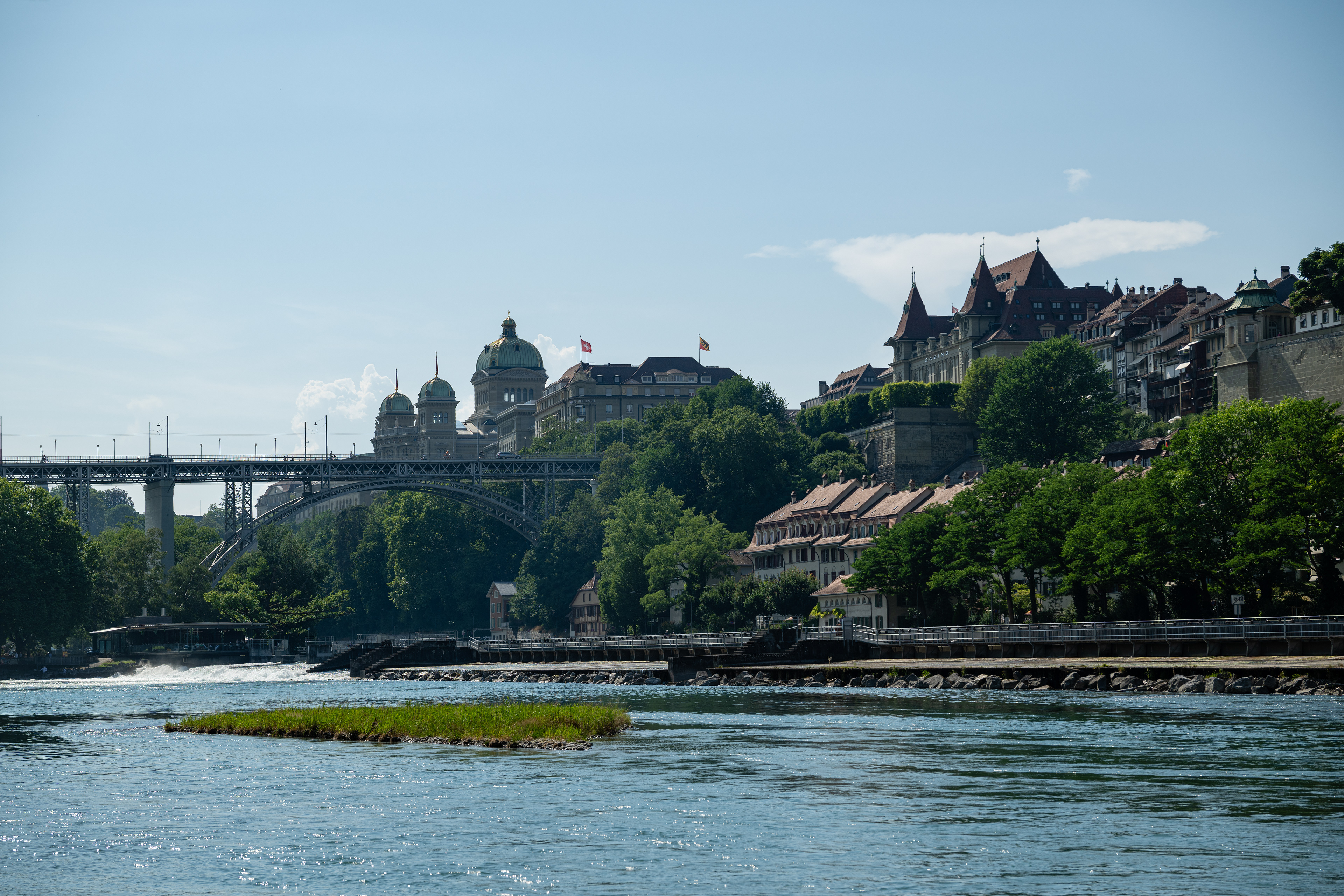 Parliament Building & Aare river, Bern