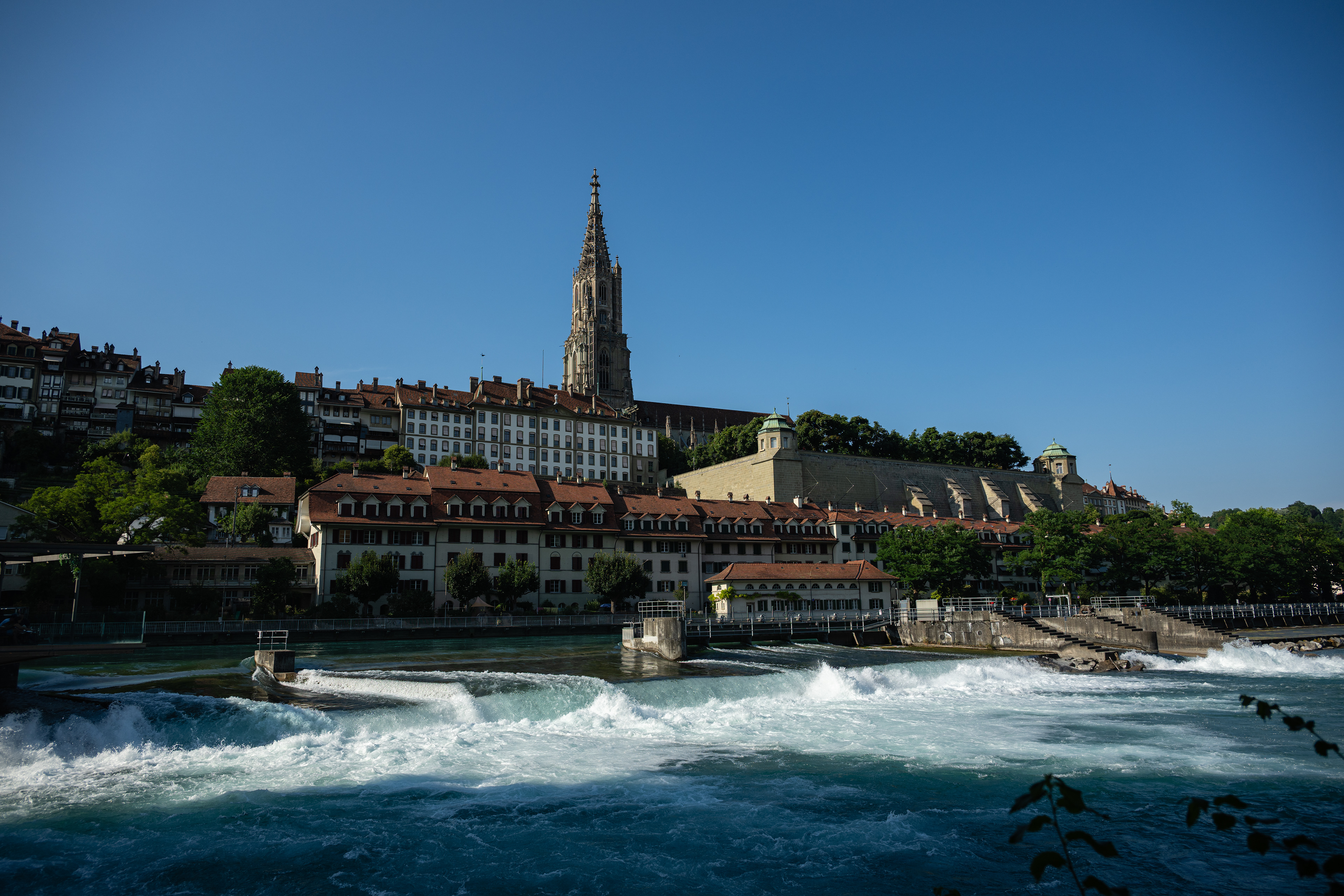Cathedral of Bern & Aare river