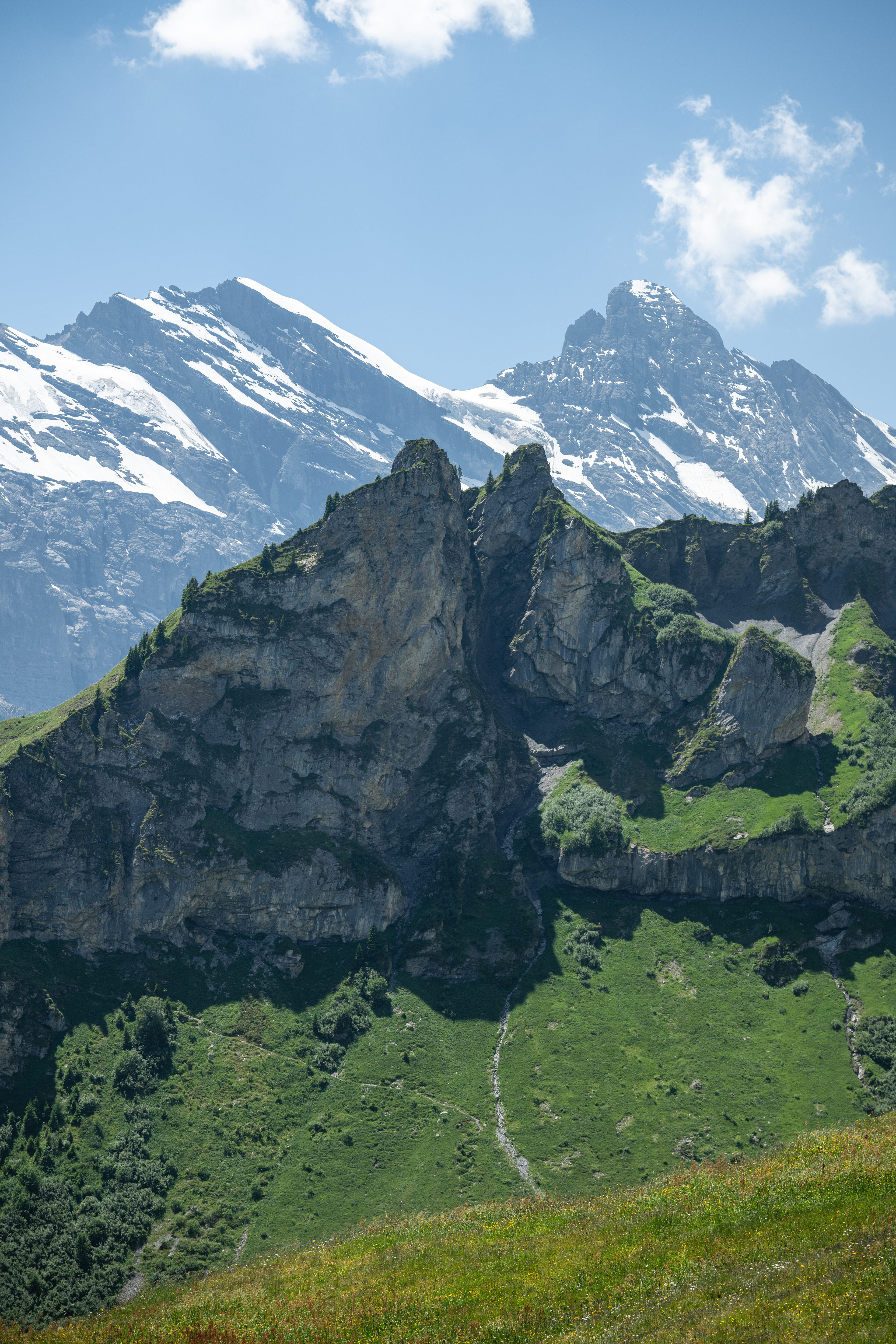 Gspaltenhorn, Poganggenhorn, Tschingelspitz, Mürren